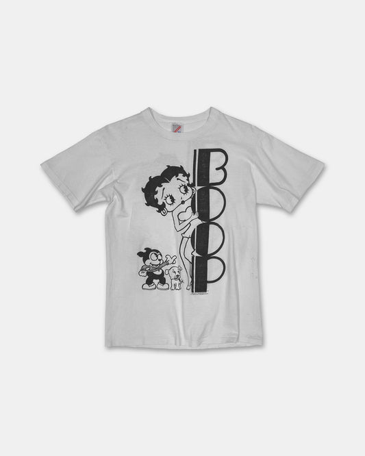 Vintage 1989 Betty Boop Cartoon Single Stitch T-Shirt White
