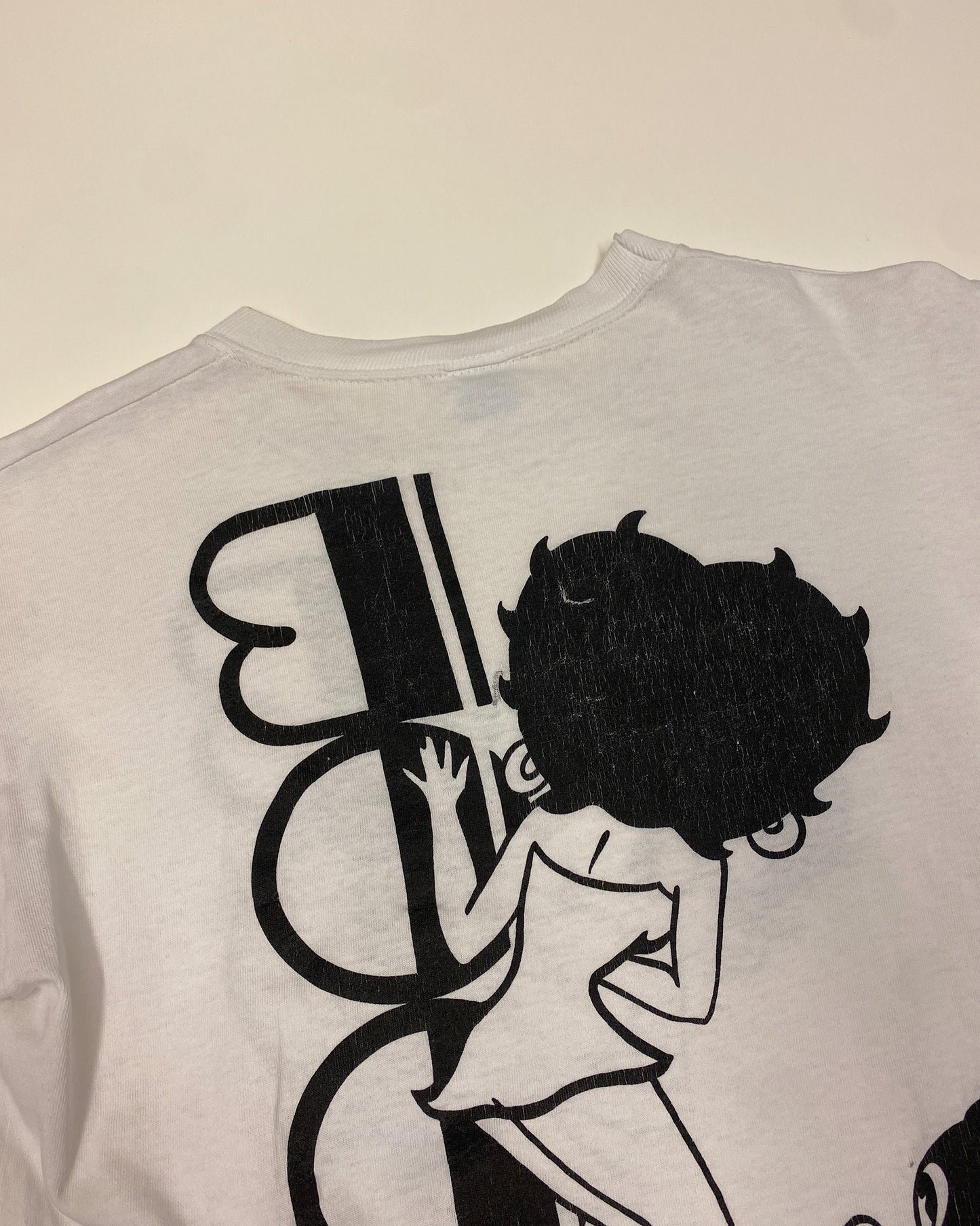 Vintage 1989 Betty Boop Cartoon Single Stitch T-Shirt White
