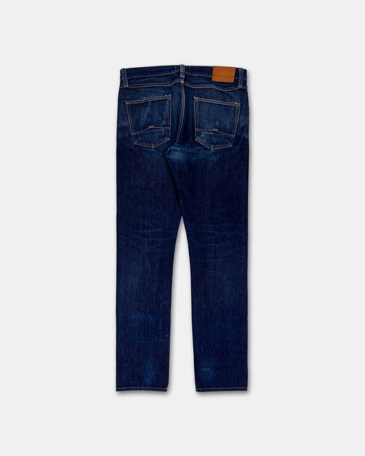Braves & Company 2010s Selvedge Denim Faded Dark Blue