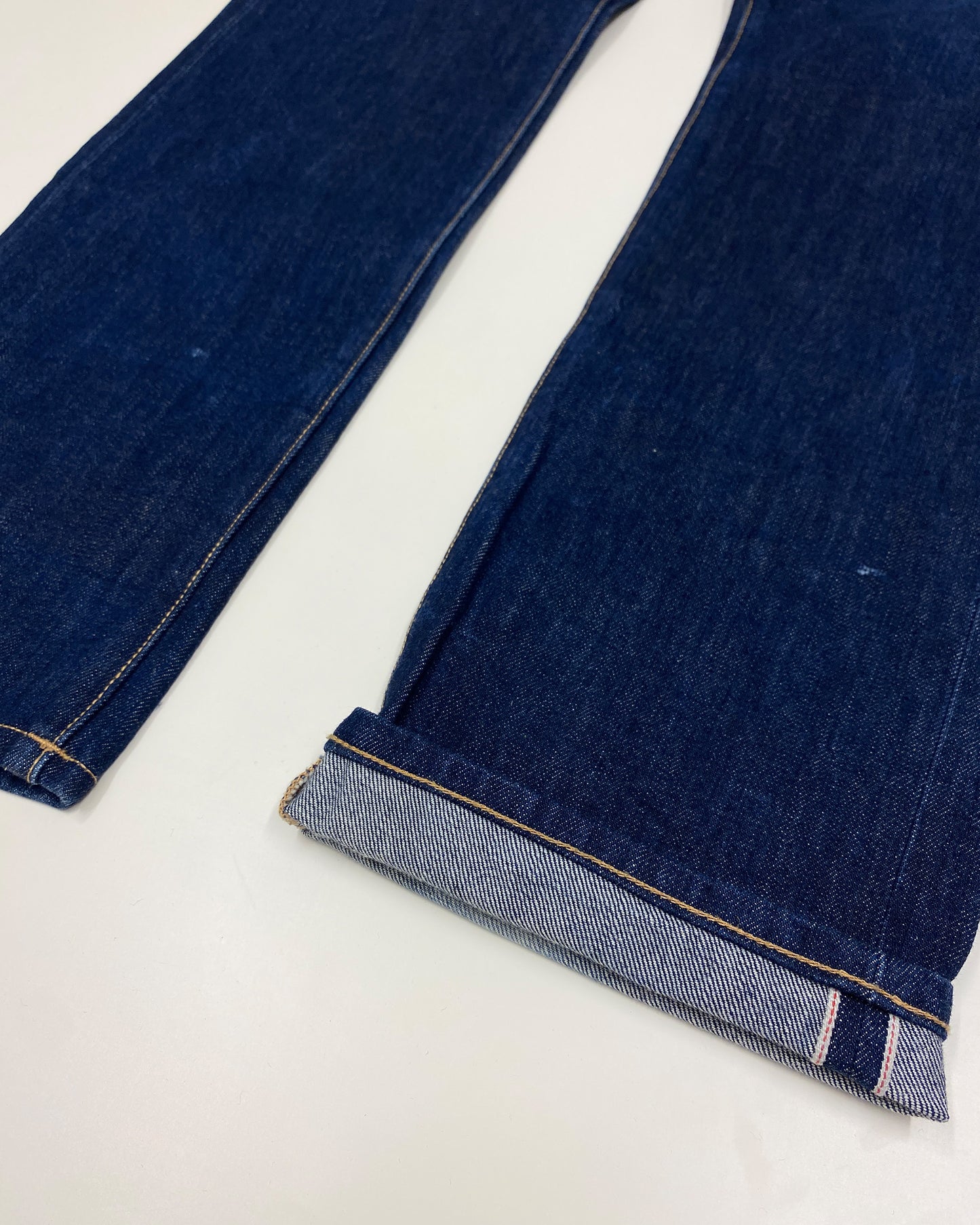 Braves & Company 2010s Selvedge Denim Faded Dark Blue