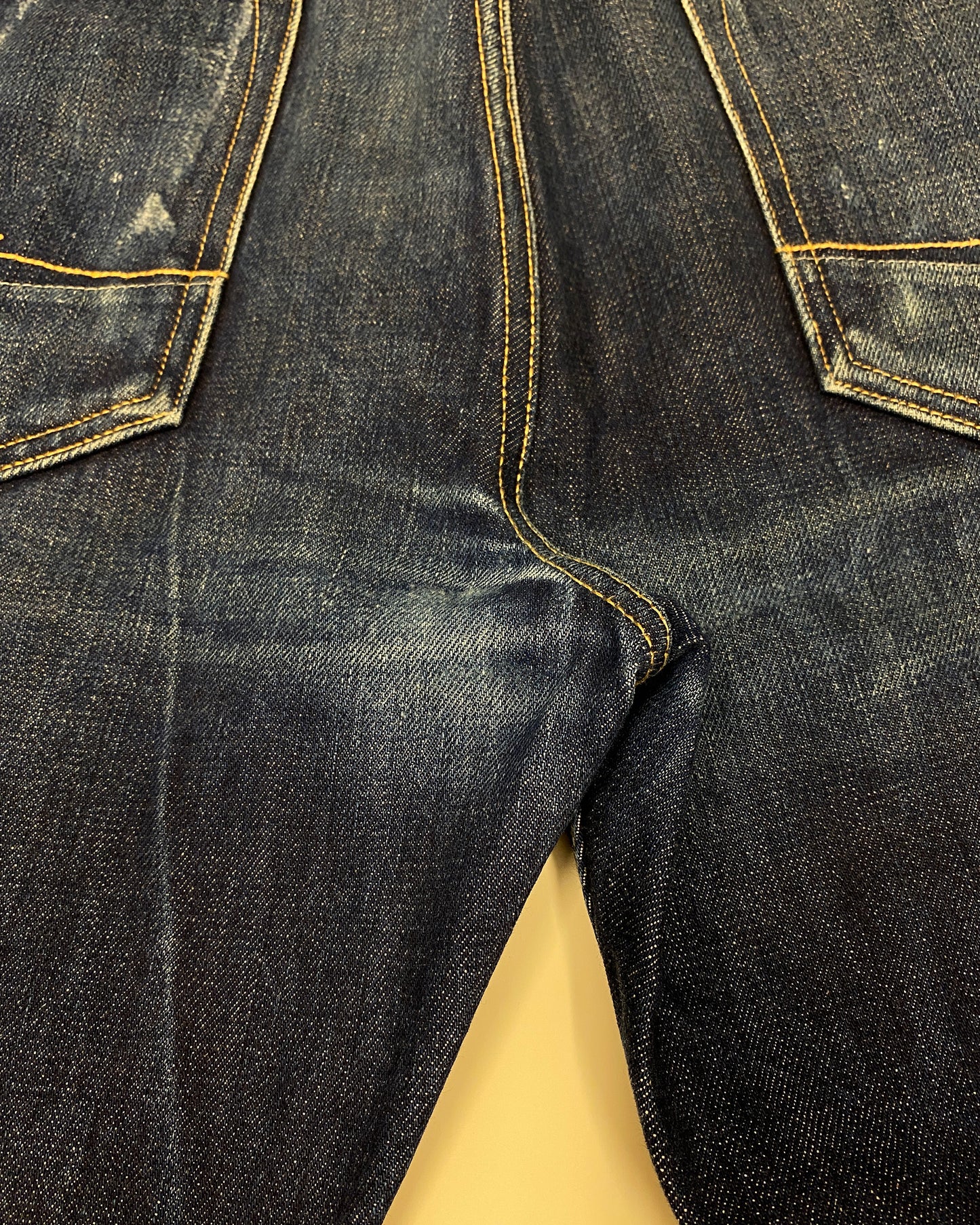 Braves & Company 2010s Selvedge Denim Faded Dark Blue