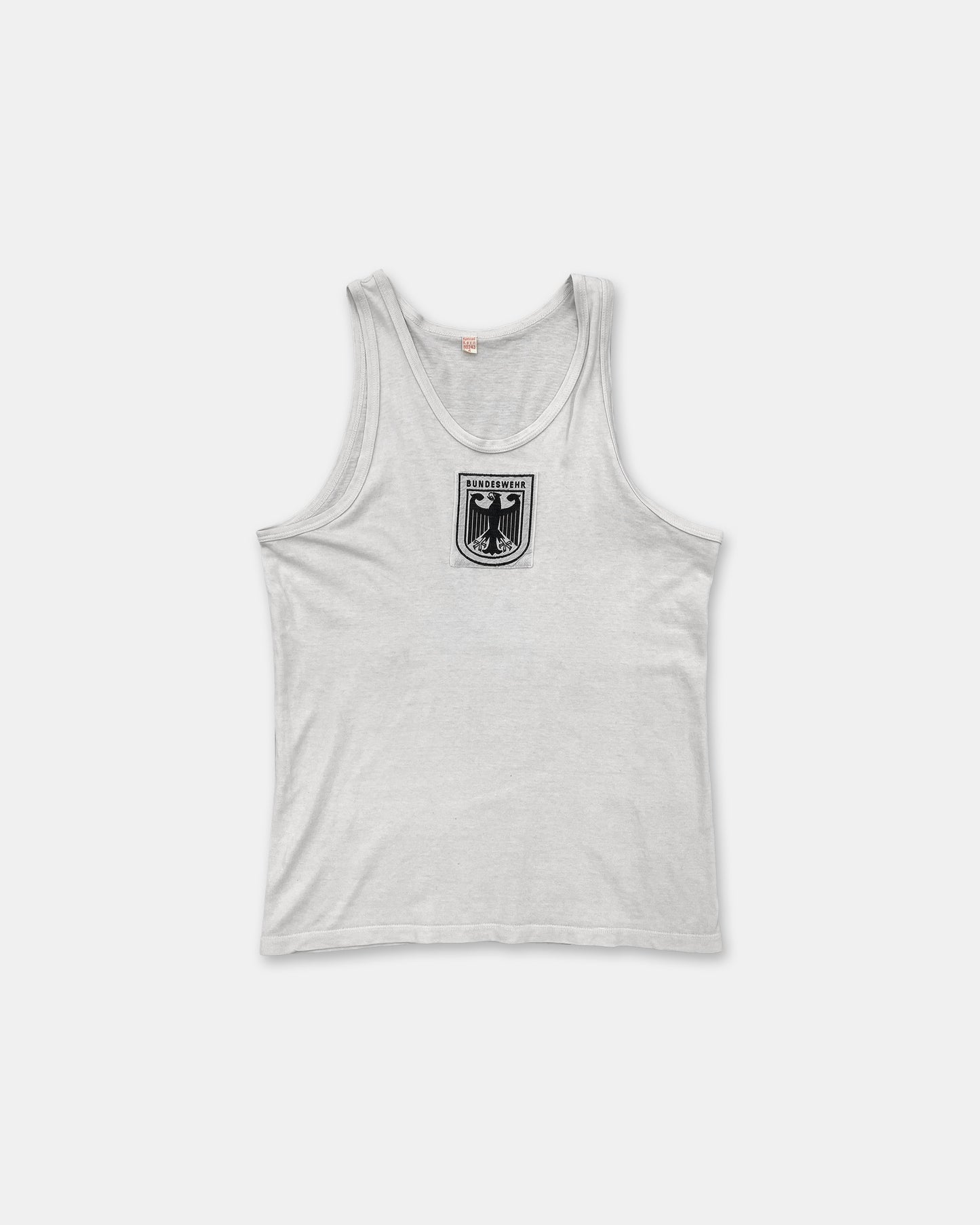 Vintage 1980s German Bundeswehr Tanktop White