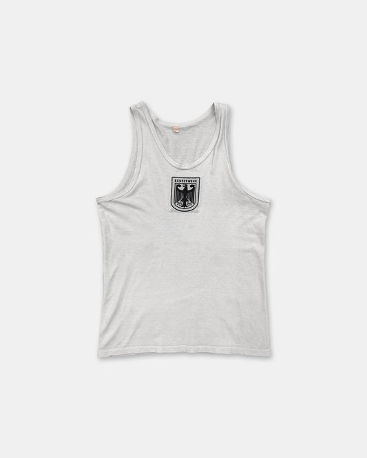 Vintage 1980s German Bundeswehr Tanktop White