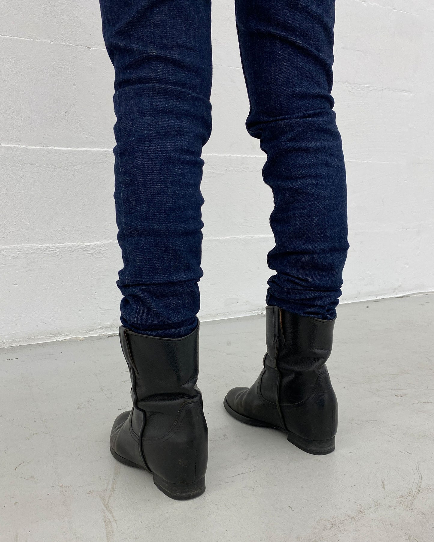 Acne Studios 2020s Flex Skinny Raw Denim Dark Blue