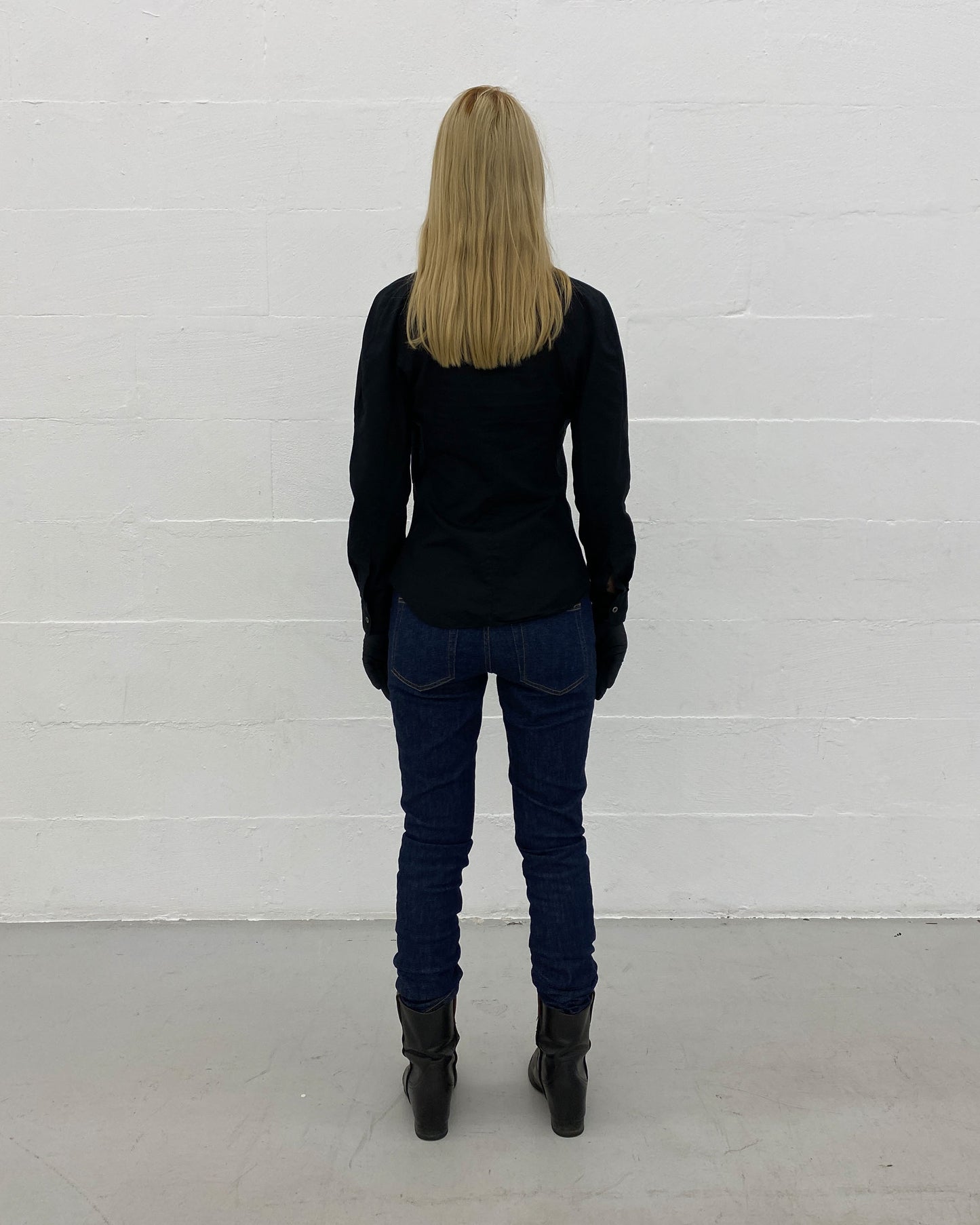 Junya Watanabe Comme des Garçons AW2009 Big Breast Blouse Top Black