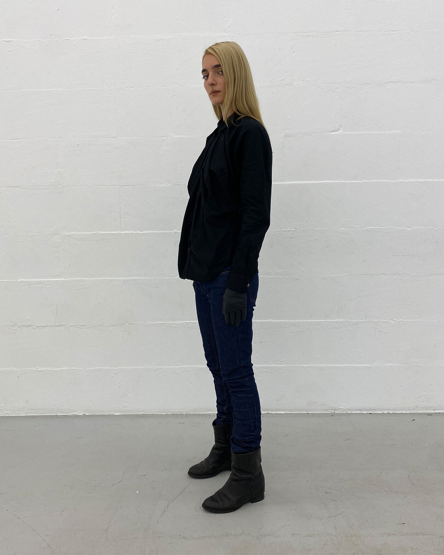 Acne Studios 2020s Flex Skinny Raw Denim Dark Blue