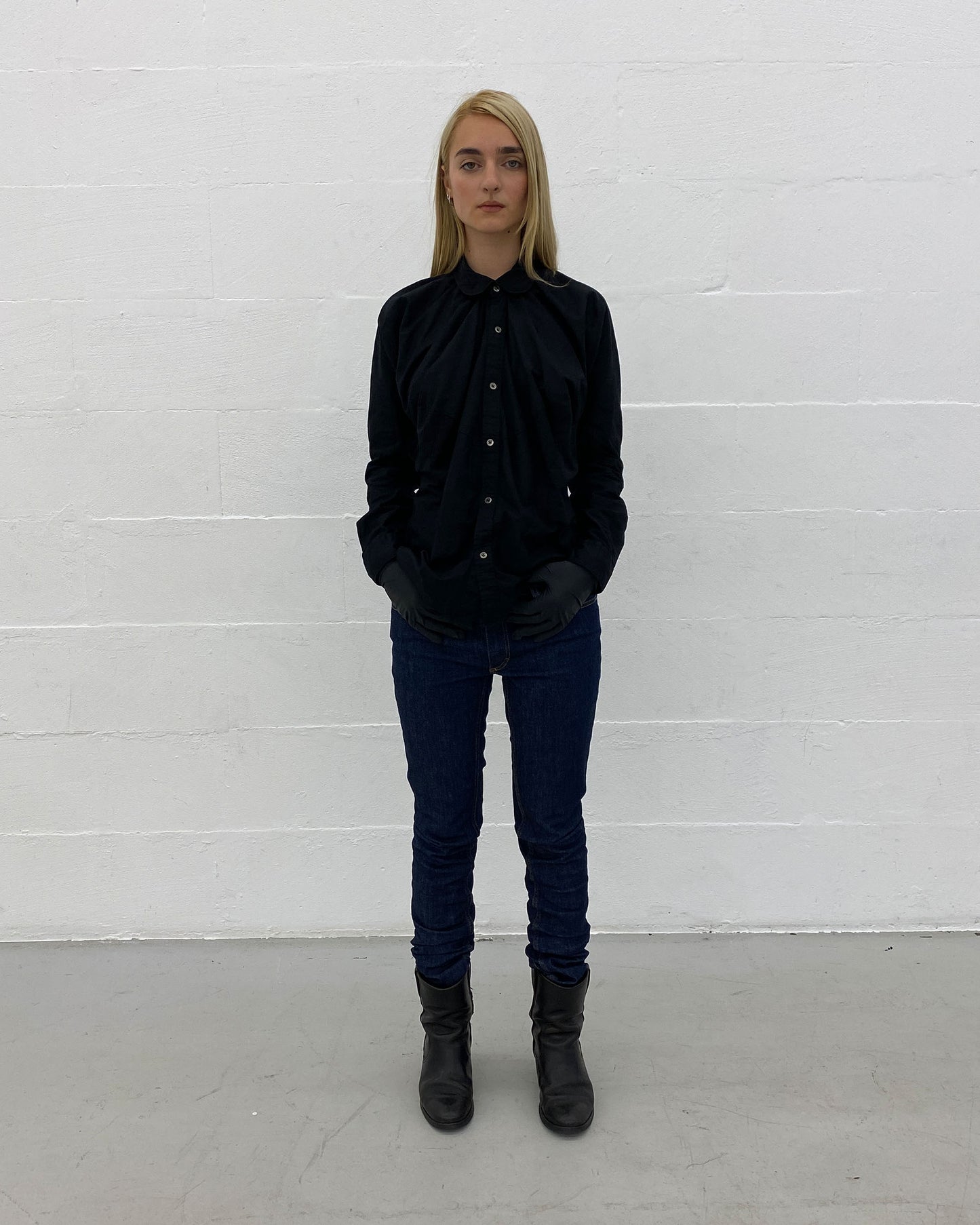 Acne Studios 2020s Flex Skinny Raw Denim Dark Blue