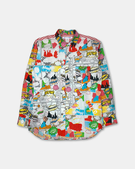 Comme des Garçons Shirt FW2019 Comic Print Shirt Multicolor