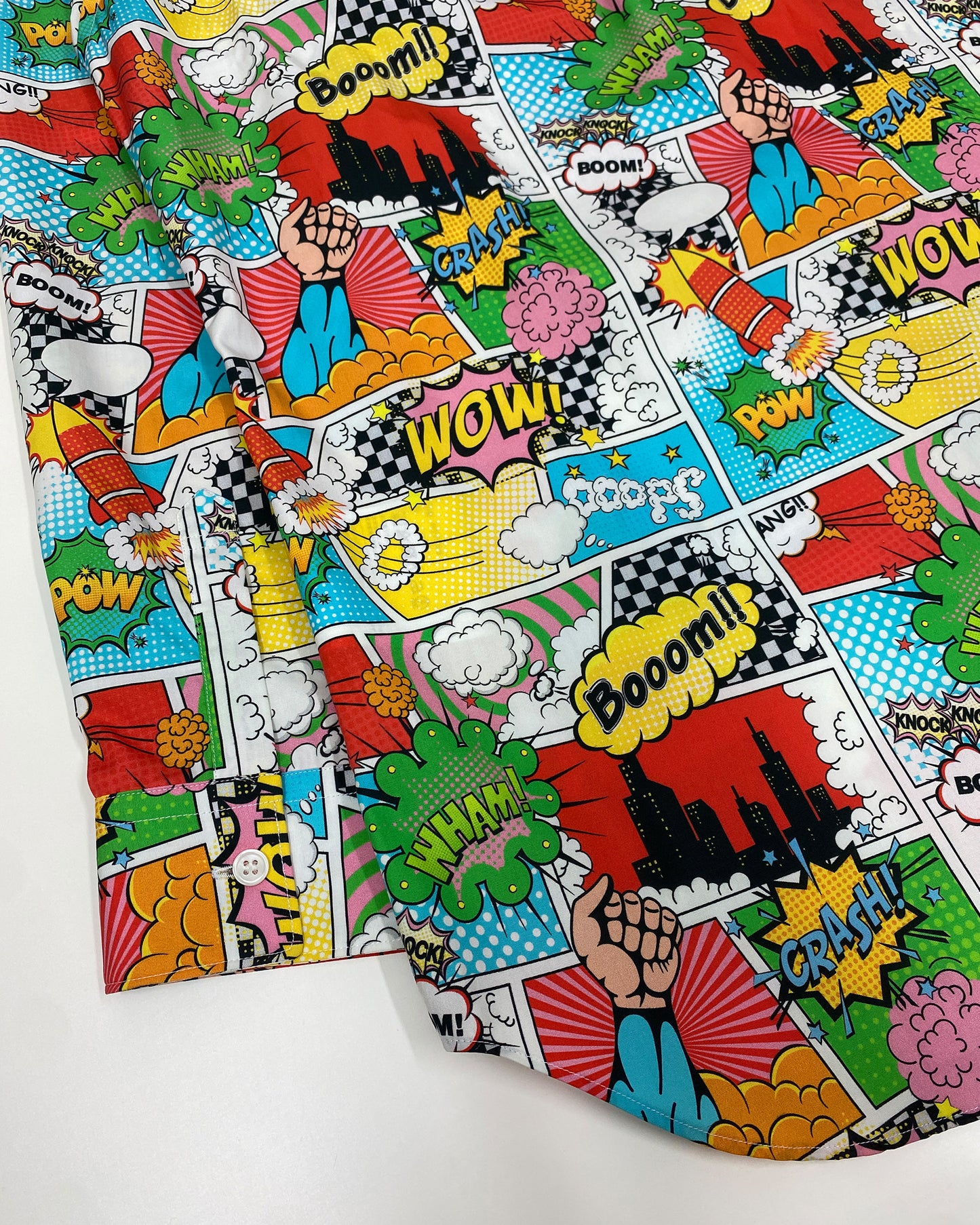 Comme des Garçons Shirt AW2019 Comic Print Shirt Multicolor
