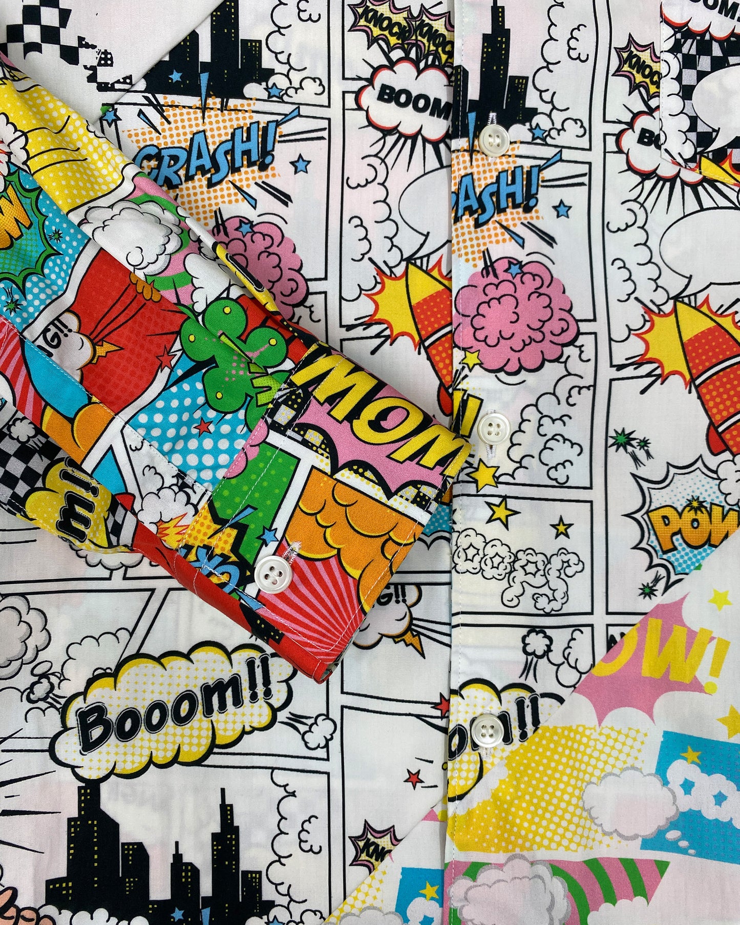 Comme des Garçons Shirt AW2019 Comic Print Shirt Multicolor
