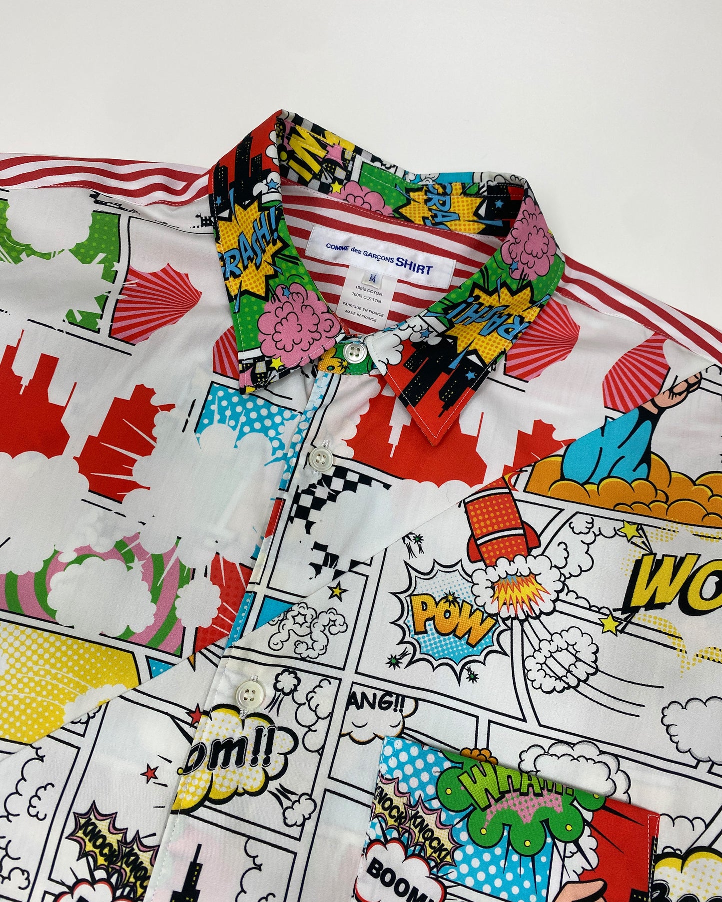 Comme des Garçons Shirt AW2019 Comic Print Shirt Multicolor