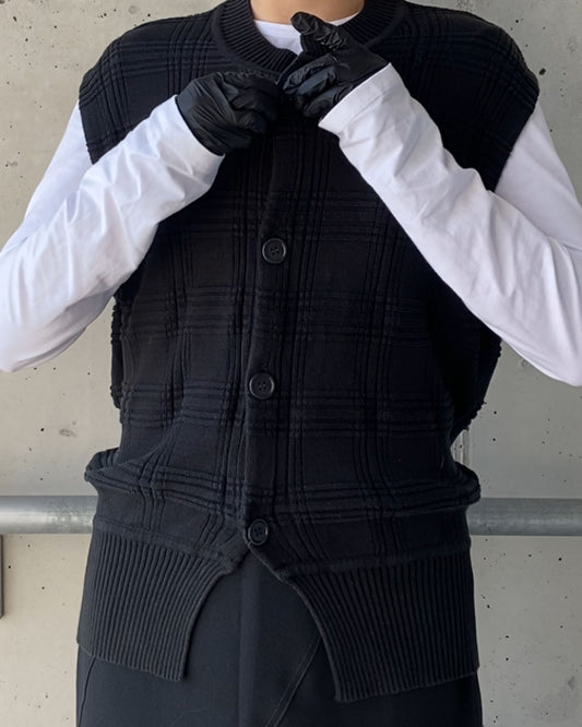 Dirk Bikkembergs Hommes 1990s Cotton Vest Black