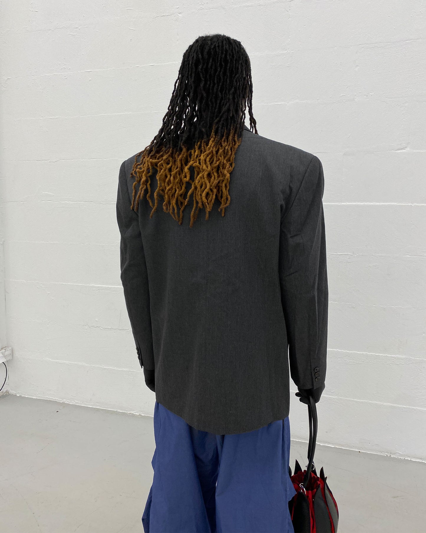Comme des Garçons Homme Plus 1993 Wool Blazer Jacket Grey