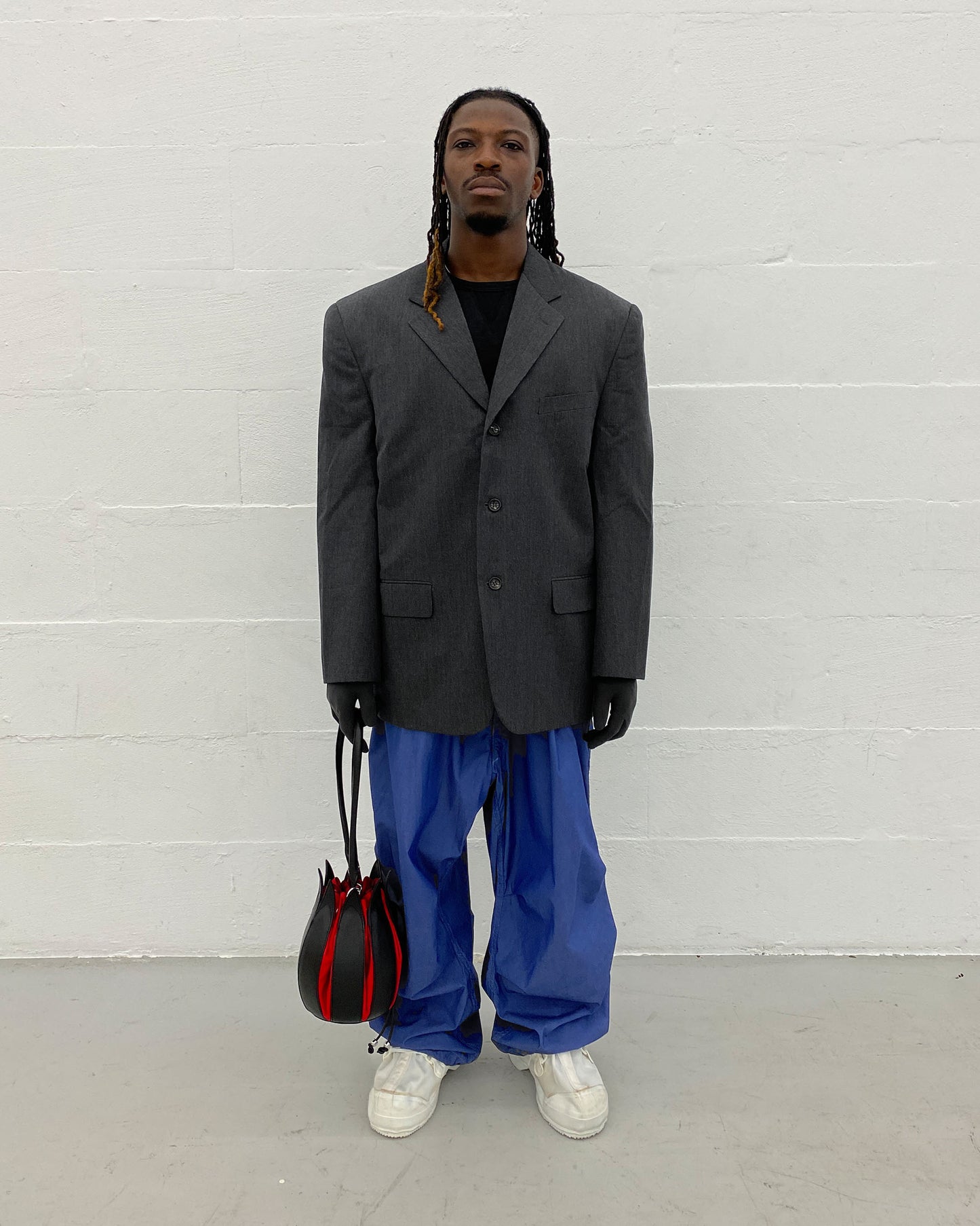 Comme des Garçons Homme Plus 1993 Wool Blazer Jacket Grey