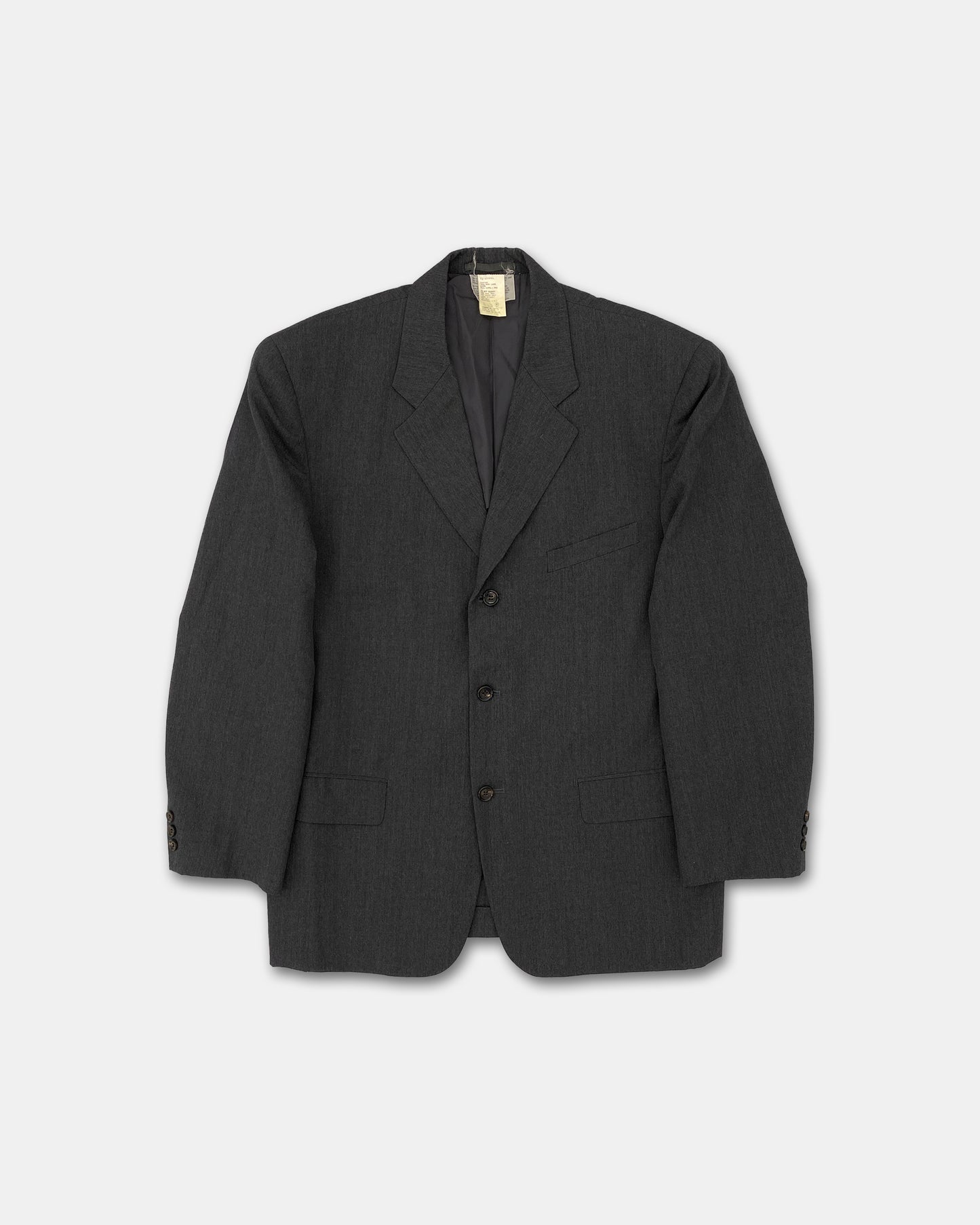 Comme des Garçons Homme Plus 1993 Wool Blazer Jacket Grey