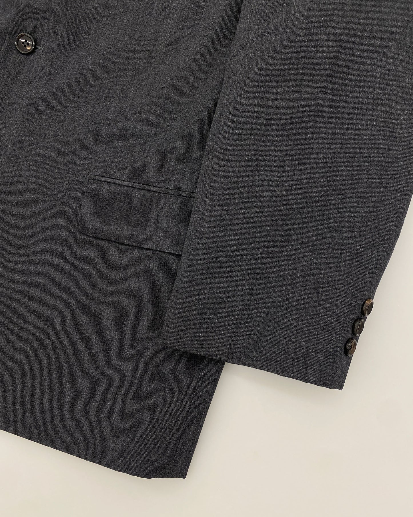 Comme des Garçons Homme Plus 1993 Wool Blazer Jacket Grey