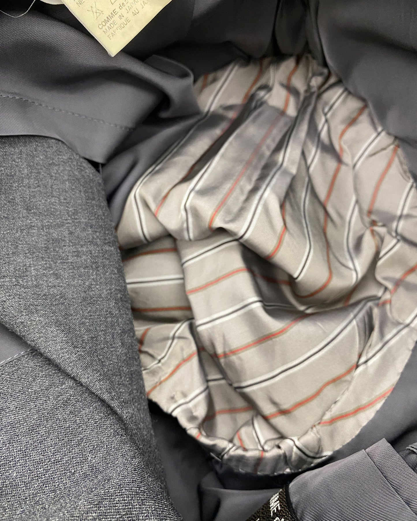 Comme des Garçons Homme Plus 1993 Wool Blazer Jacket Grey