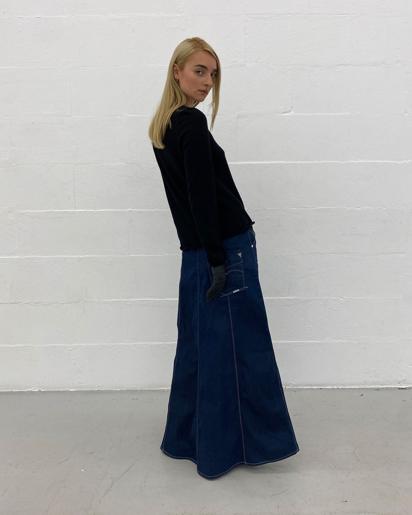 Comme des Garçons x Alisa Yoffe SS2019 Graphic Printed Knit Sweater Black