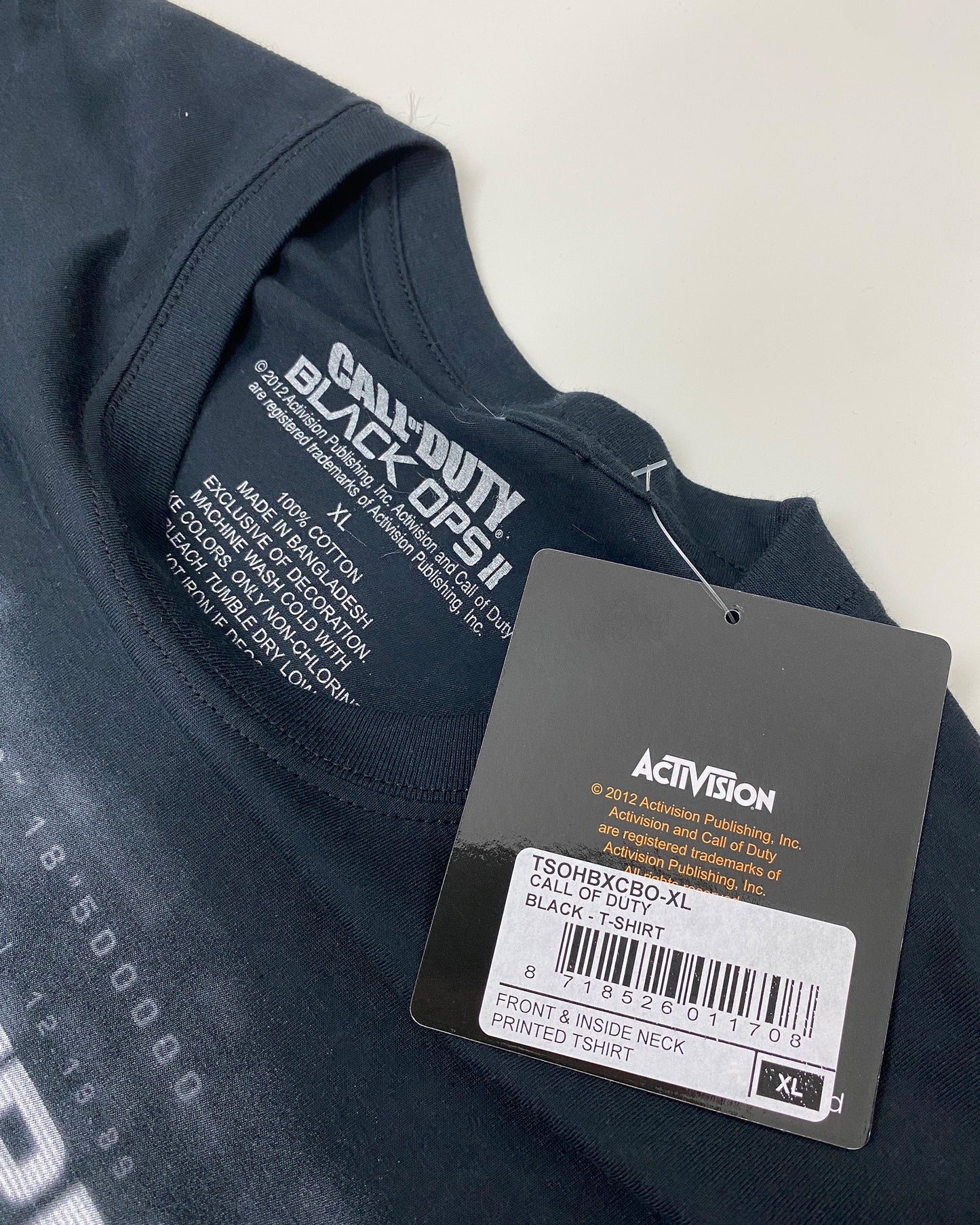Call of Duty 2012 Black Ops II Promo T-Shirt Black