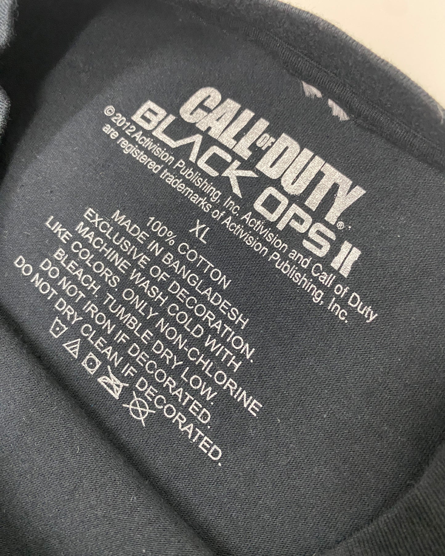 Call of Duty 2012 Black Ops II Promo T-Shirt Black