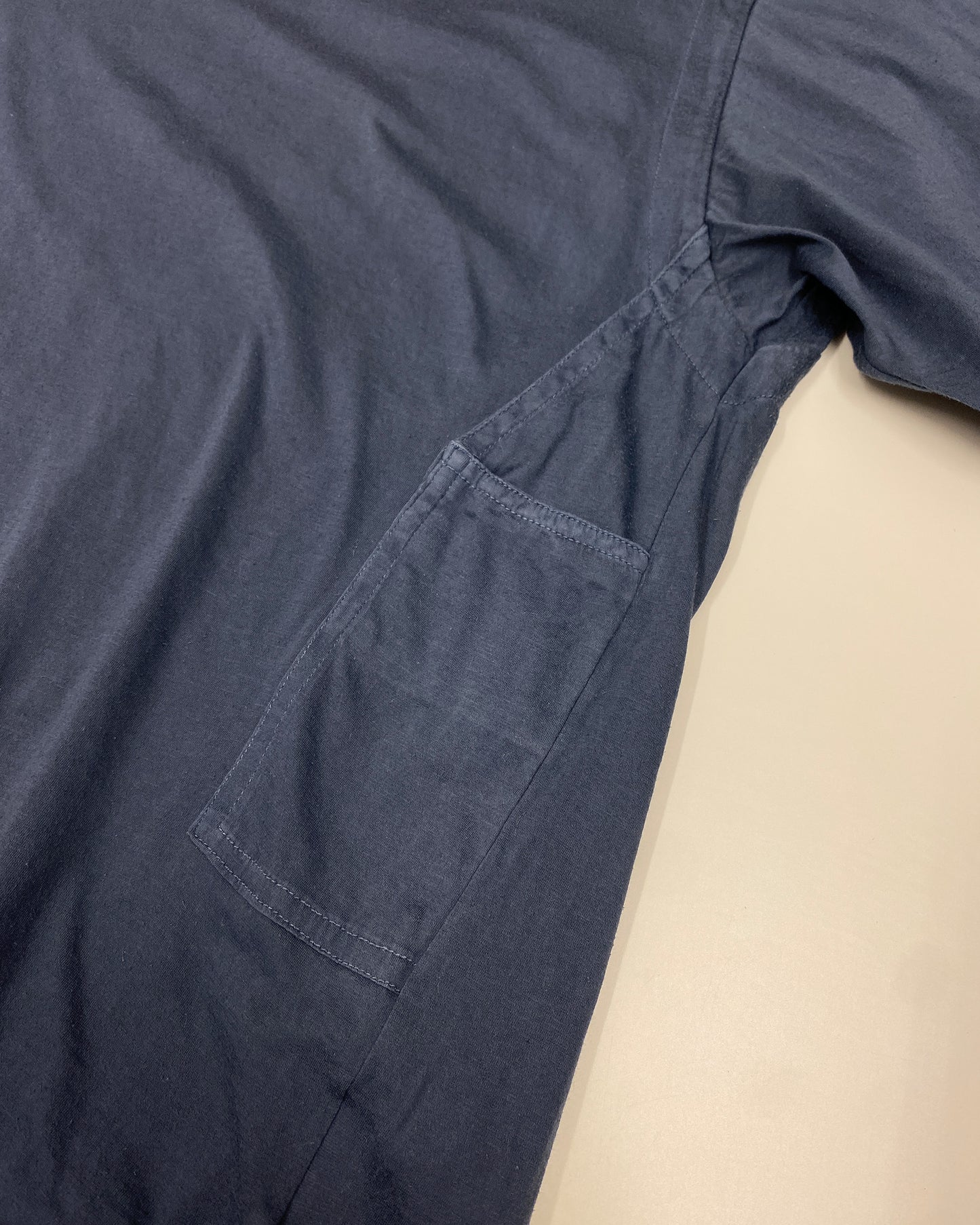 C.P. Company by Massimo Osti 1980s Asymmetrical Pocket T-Shirt Blue