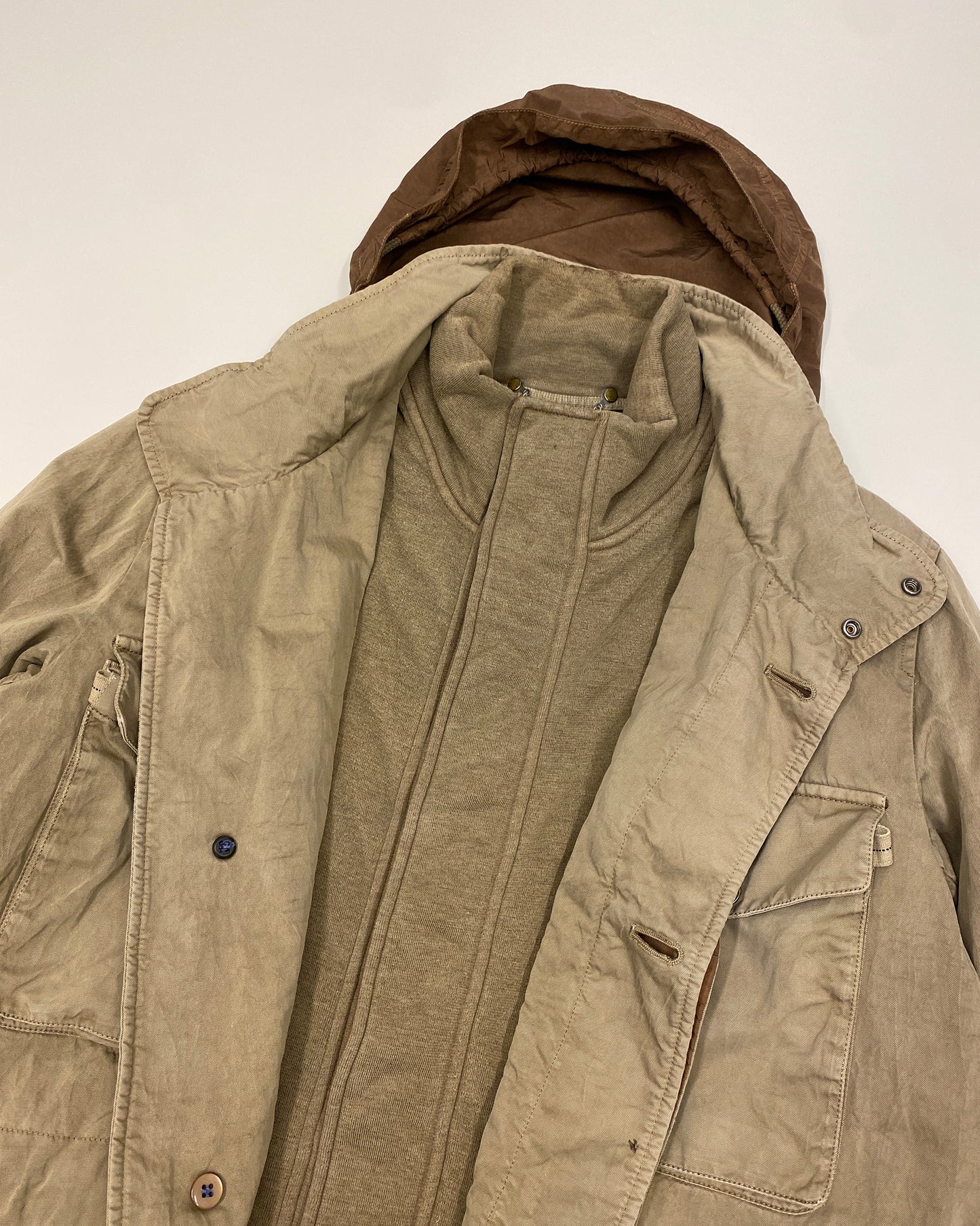 C.P. Company AW2010 Padded Parka Jacket Beige