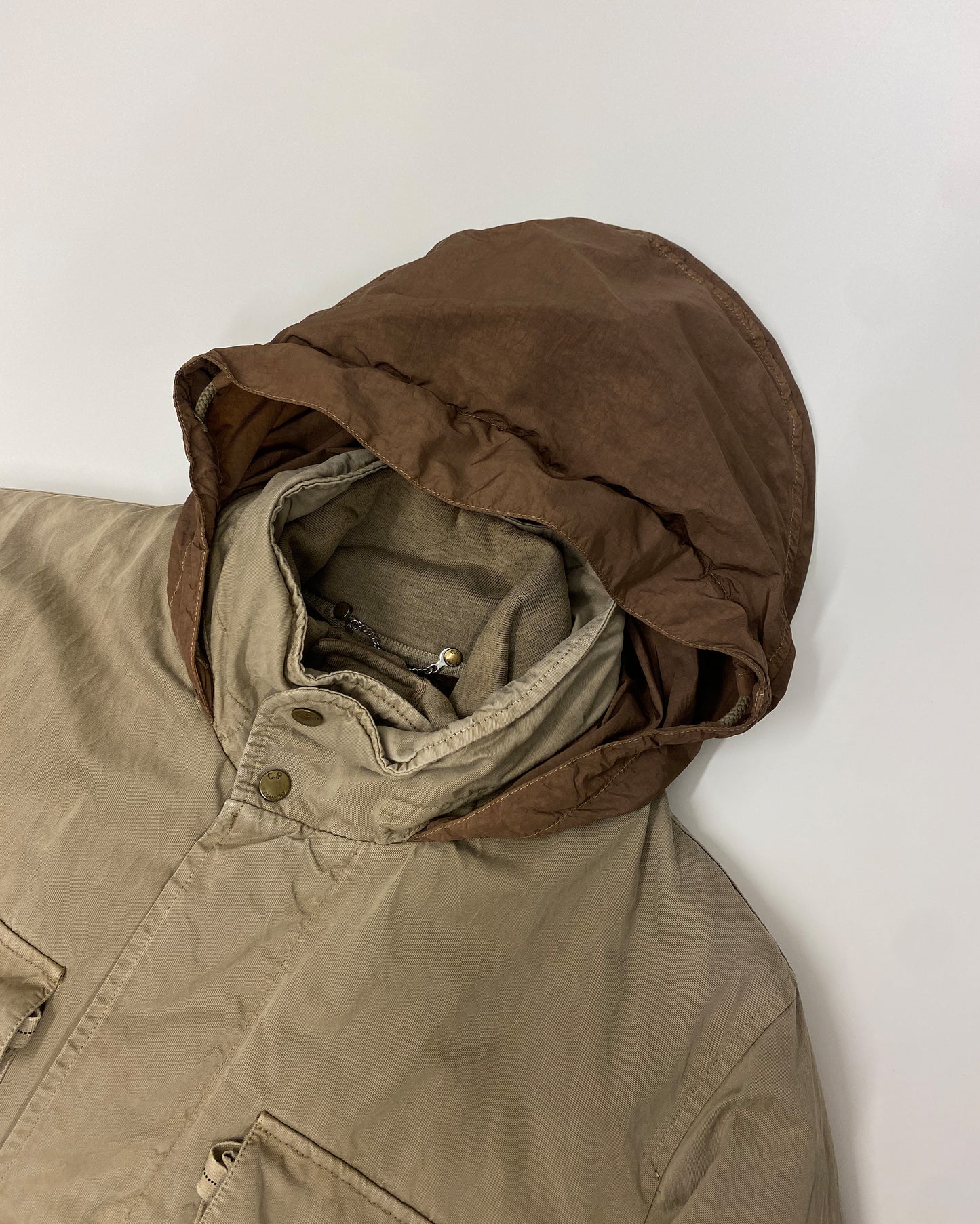 C.P. Company AW2010 Padded Parka Jacket Beige