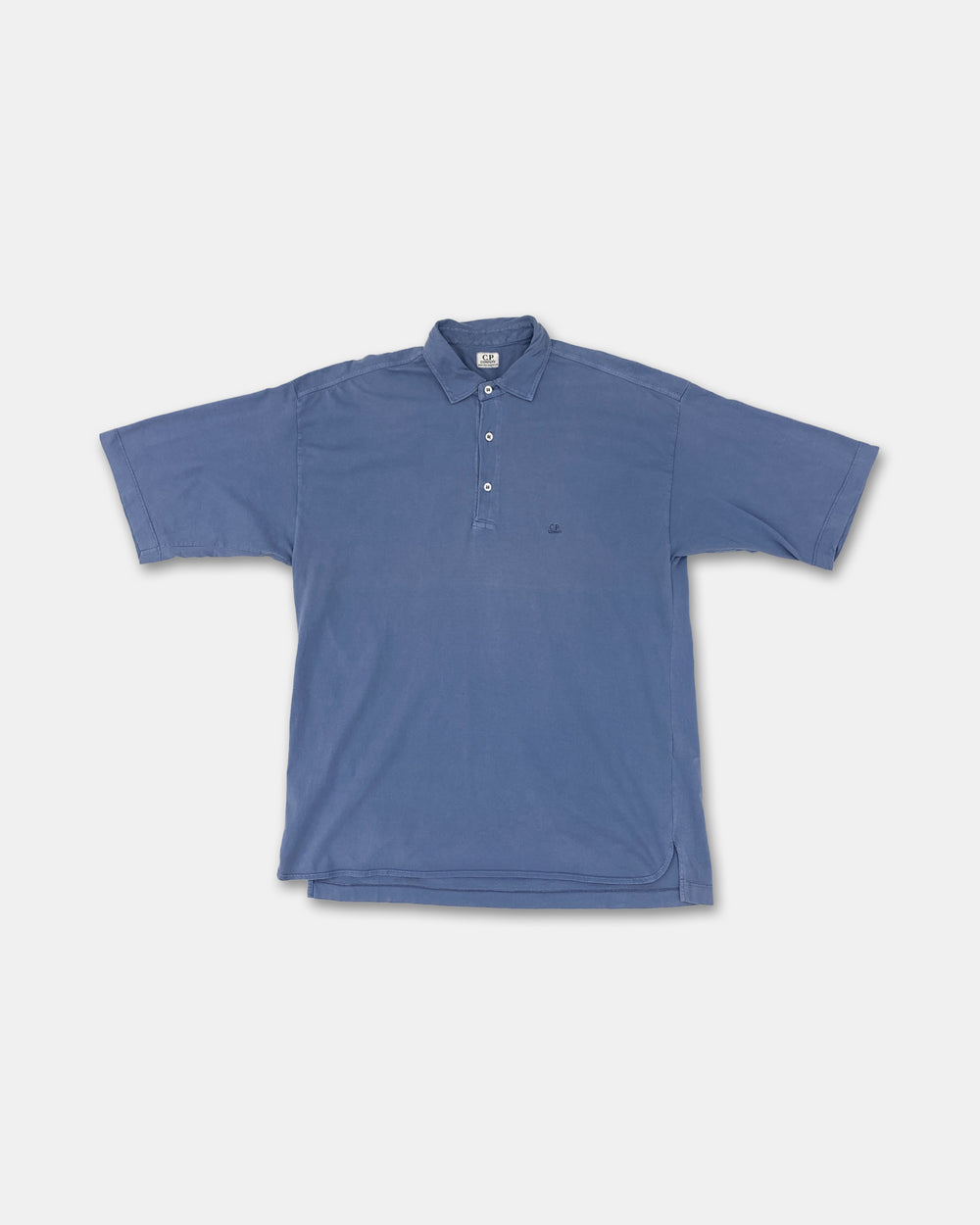 C.P. Company by Massimo Osti 1990s Polo Shirt Light Blue
