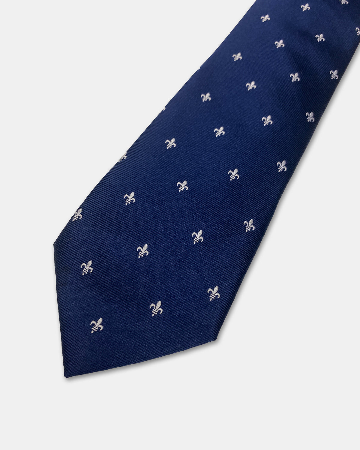 Charles Tyrwhitt 2020s Fleur-de-lis Tie Navy