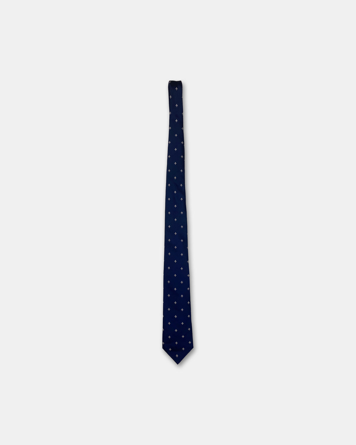 Charles Tyrwhitt 2020s Fleur-de-lis Tie Navy
