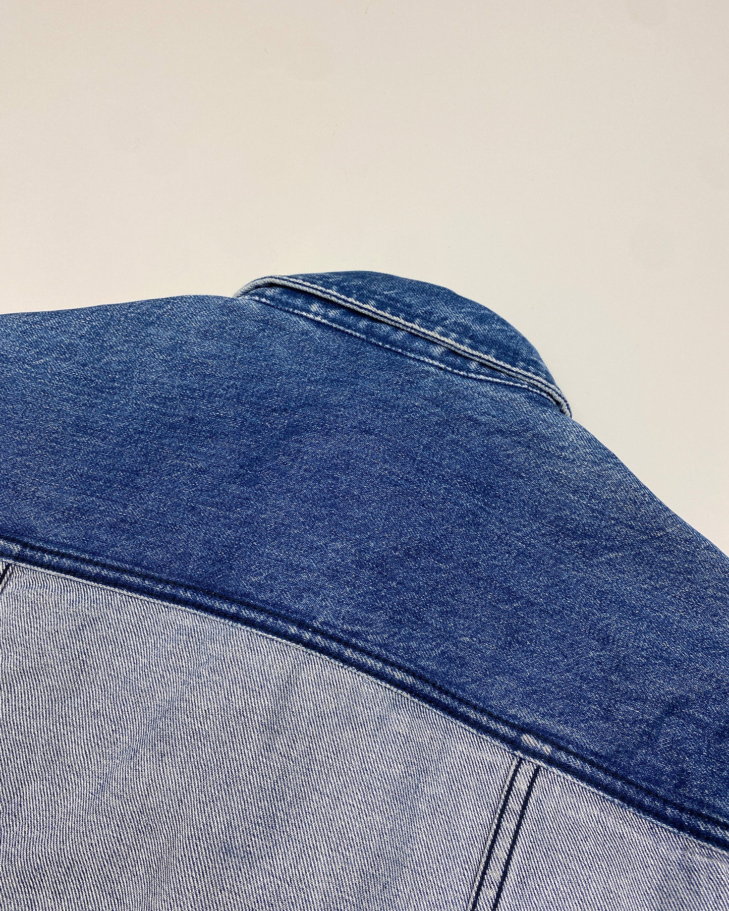 Calvin Klein 205W39NYC by Raf Simons 2010s Inside Out Denim Jacket Blue