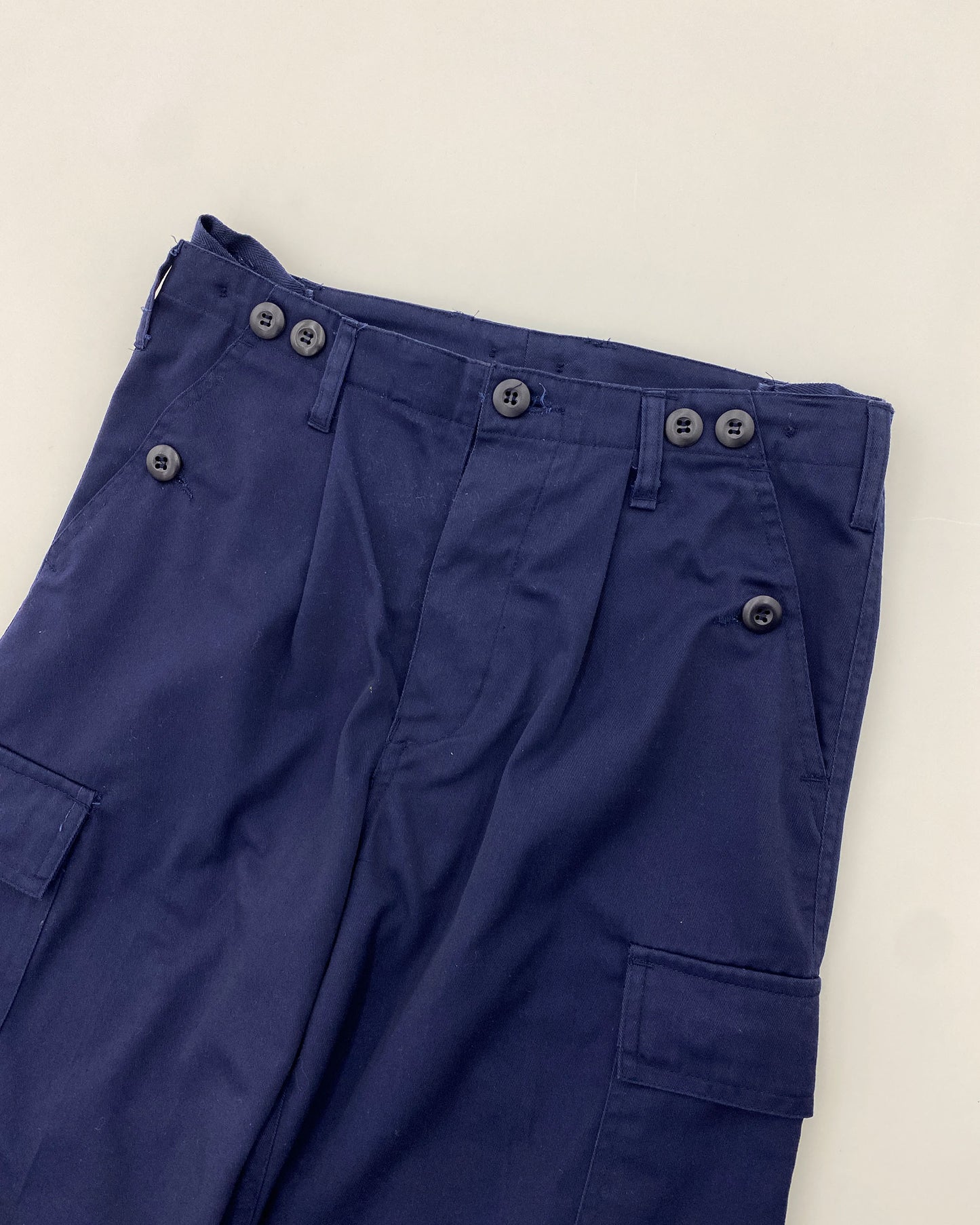 Vintage 1990s Military Cargo Pants Navy