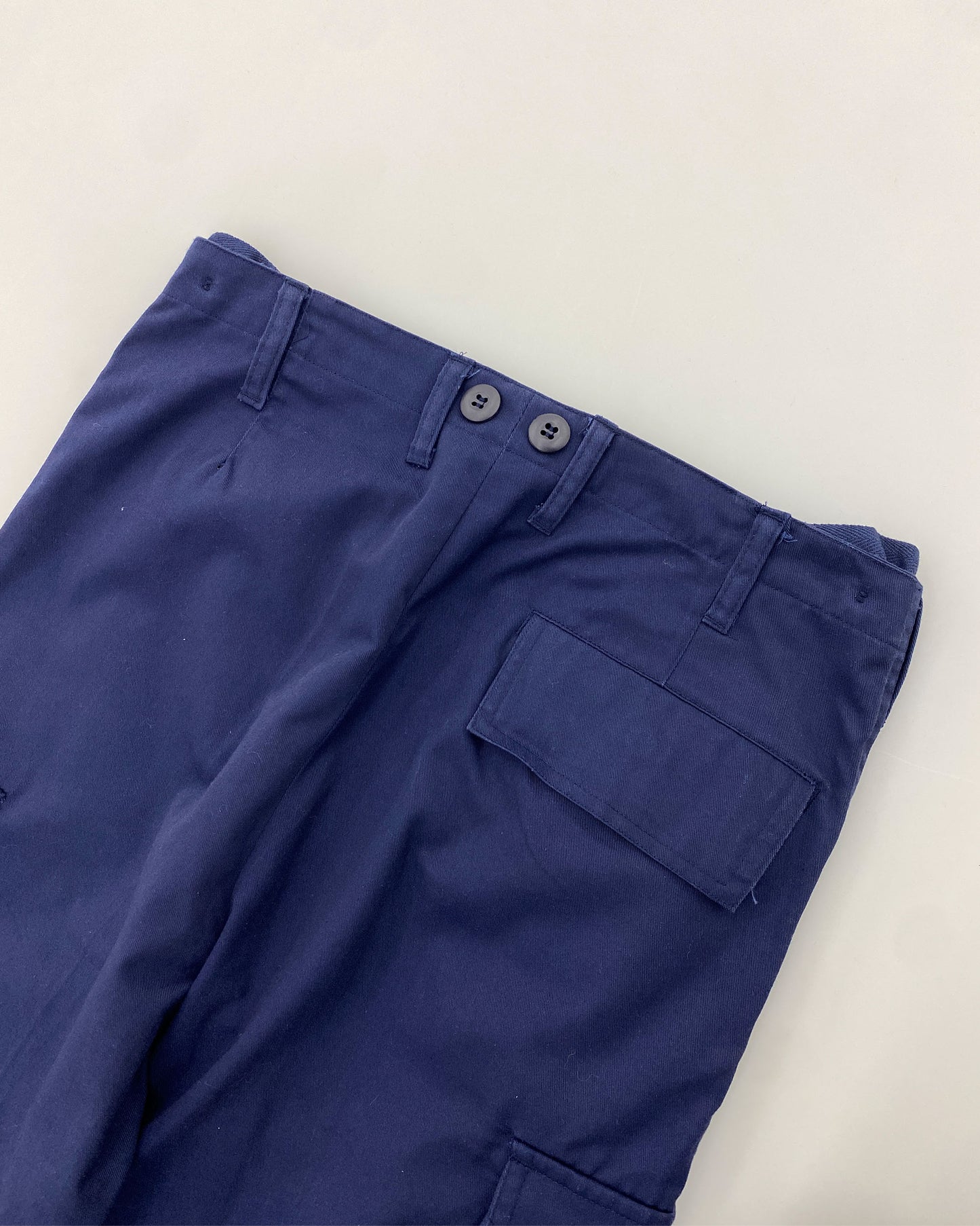 Vintage 1990s Military Cargo Pants Navy