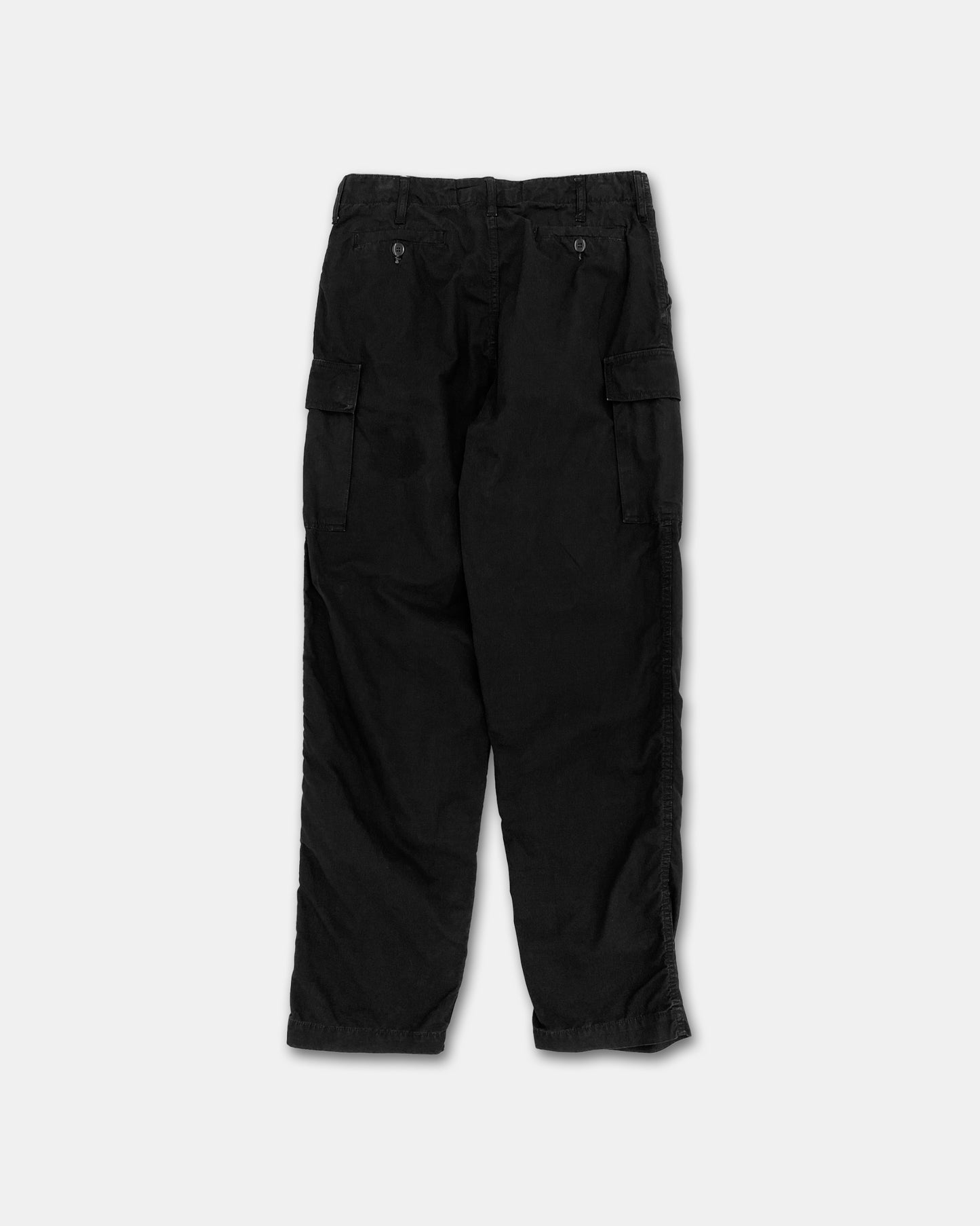 Vintage 1990s Ripstop Cargo Pants Black
