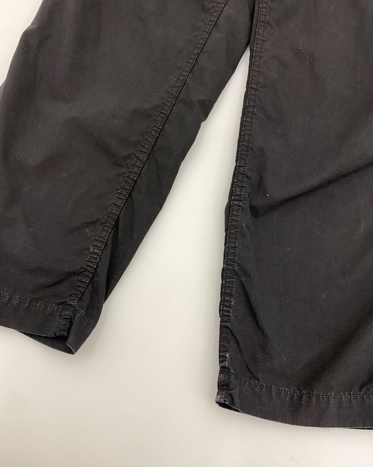 Vintage 1990s Ripstop Cargo Pants Black
