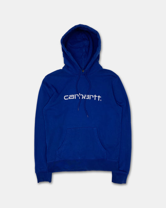 Carhartt WIP 2020s Spellout Hoodie Royal Blue