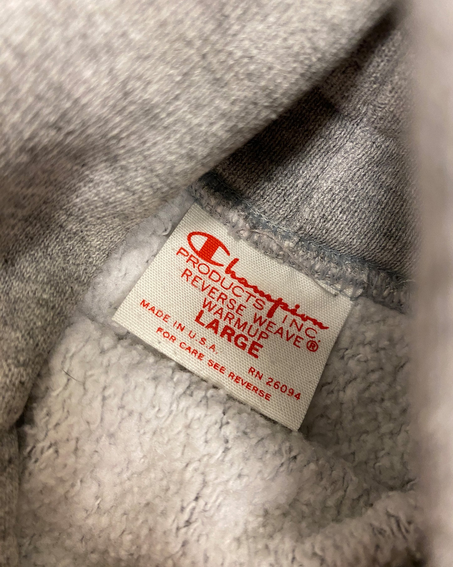 Champion 2020s Made in USA Reverse Weave Hoodie Heathergrey