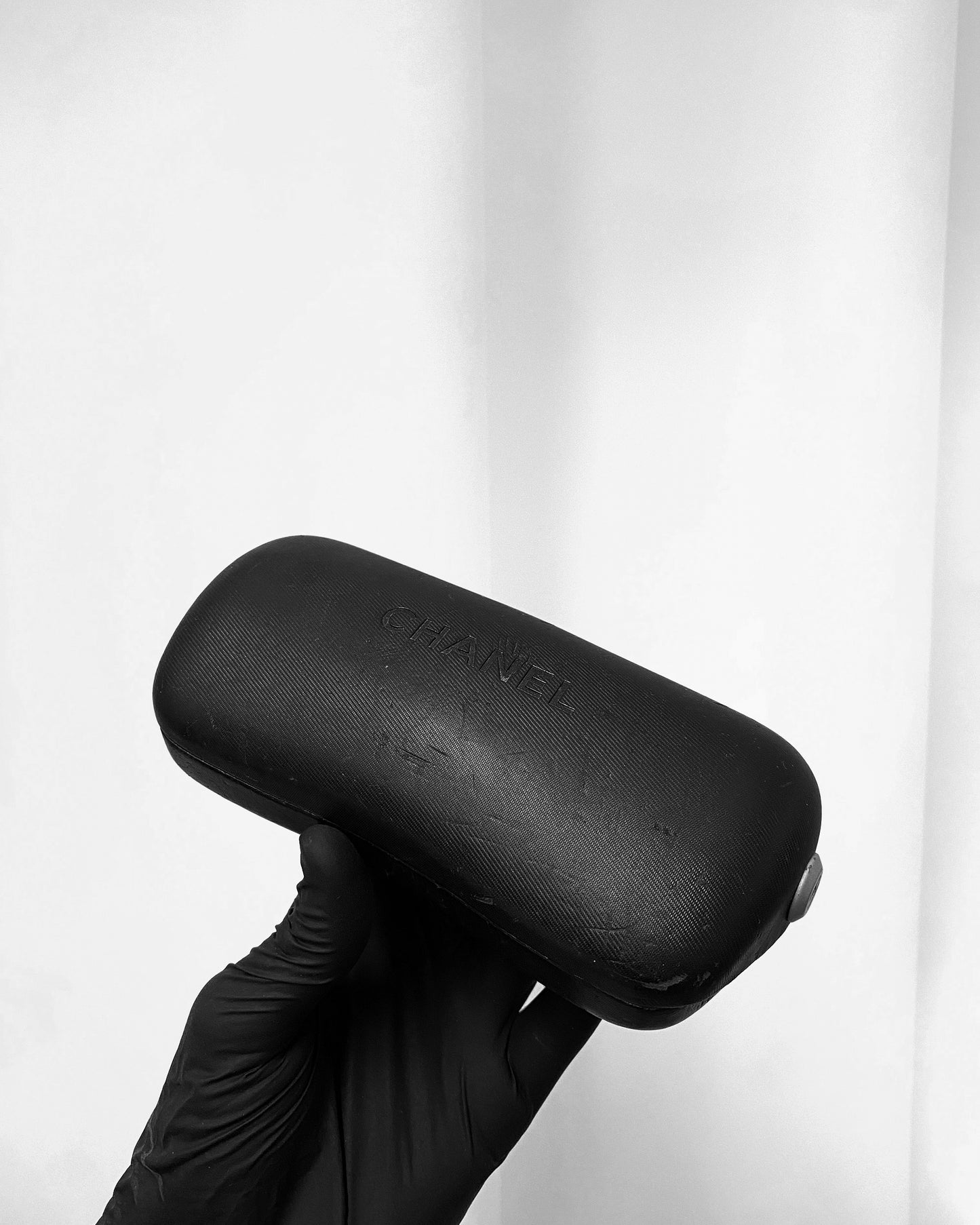 Chanel 1990s Sunglasses Case Black