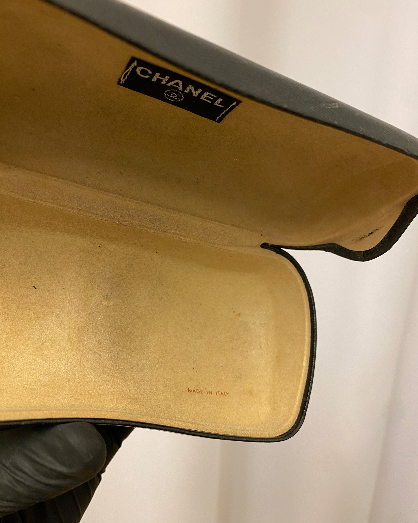 Chanel 1990s Sunglasses Case Black