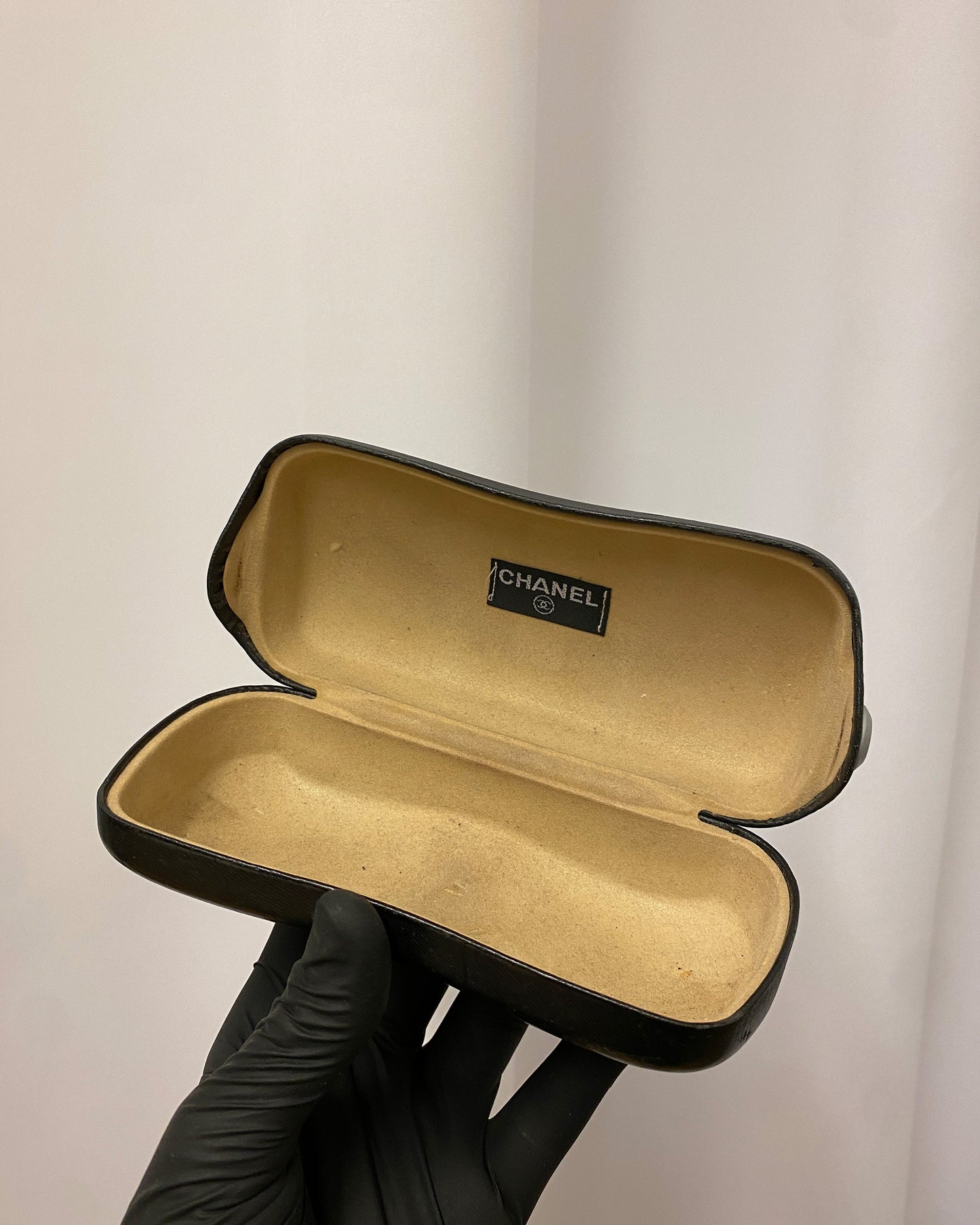 Chanel 1990s Sunglasses Case Black