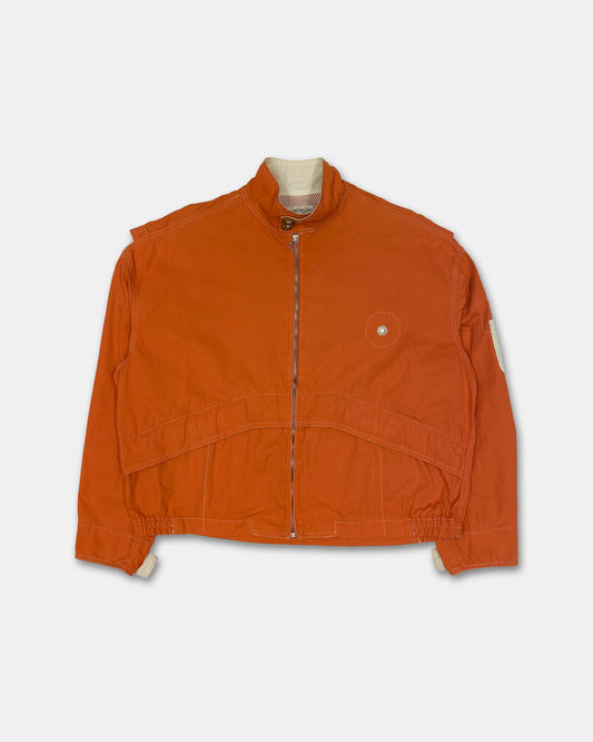 Chevignon 1990s Oversized Light Sport Jacket Orange