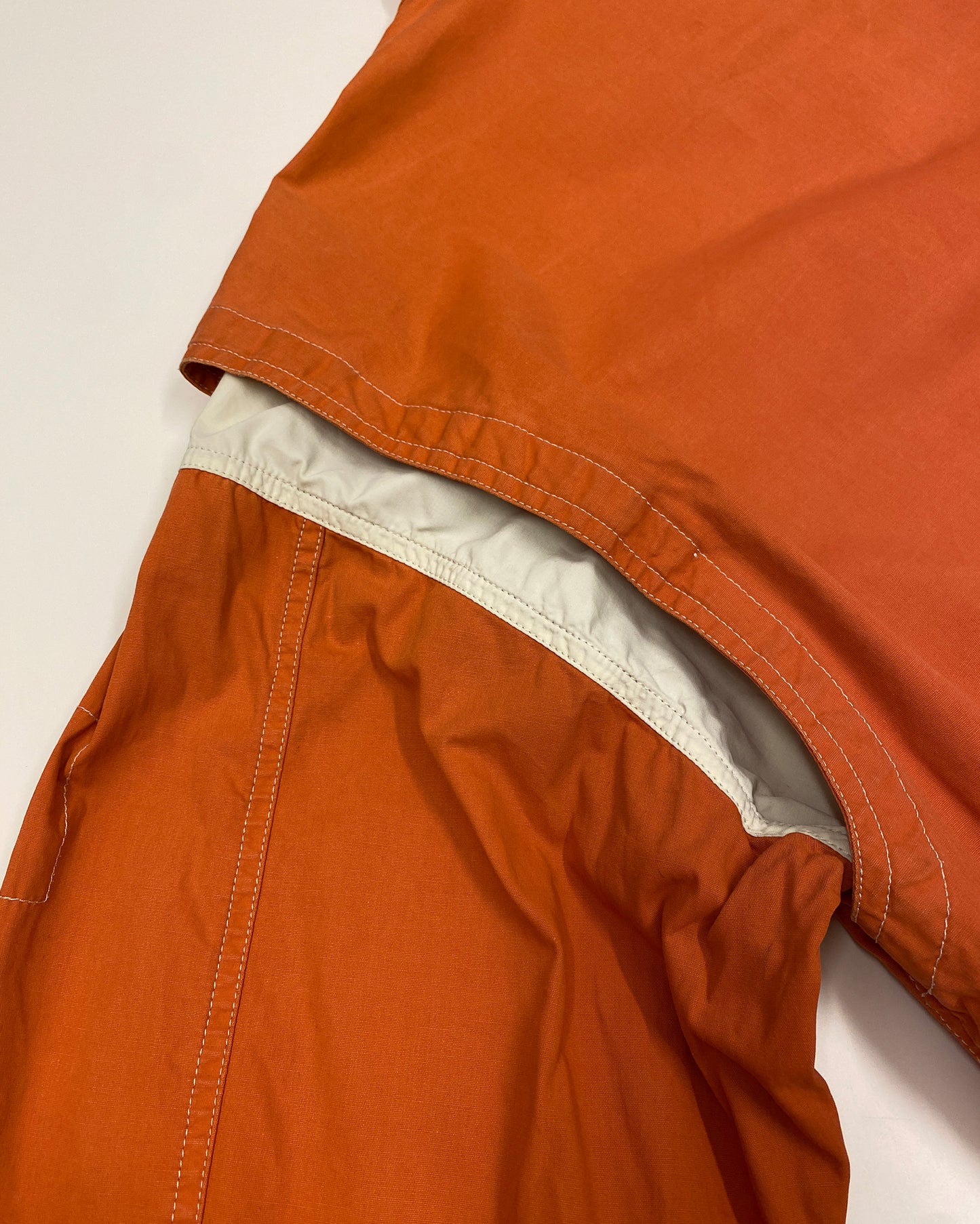 Chevignon 1990s Oversized Light Sport Jacket Orange