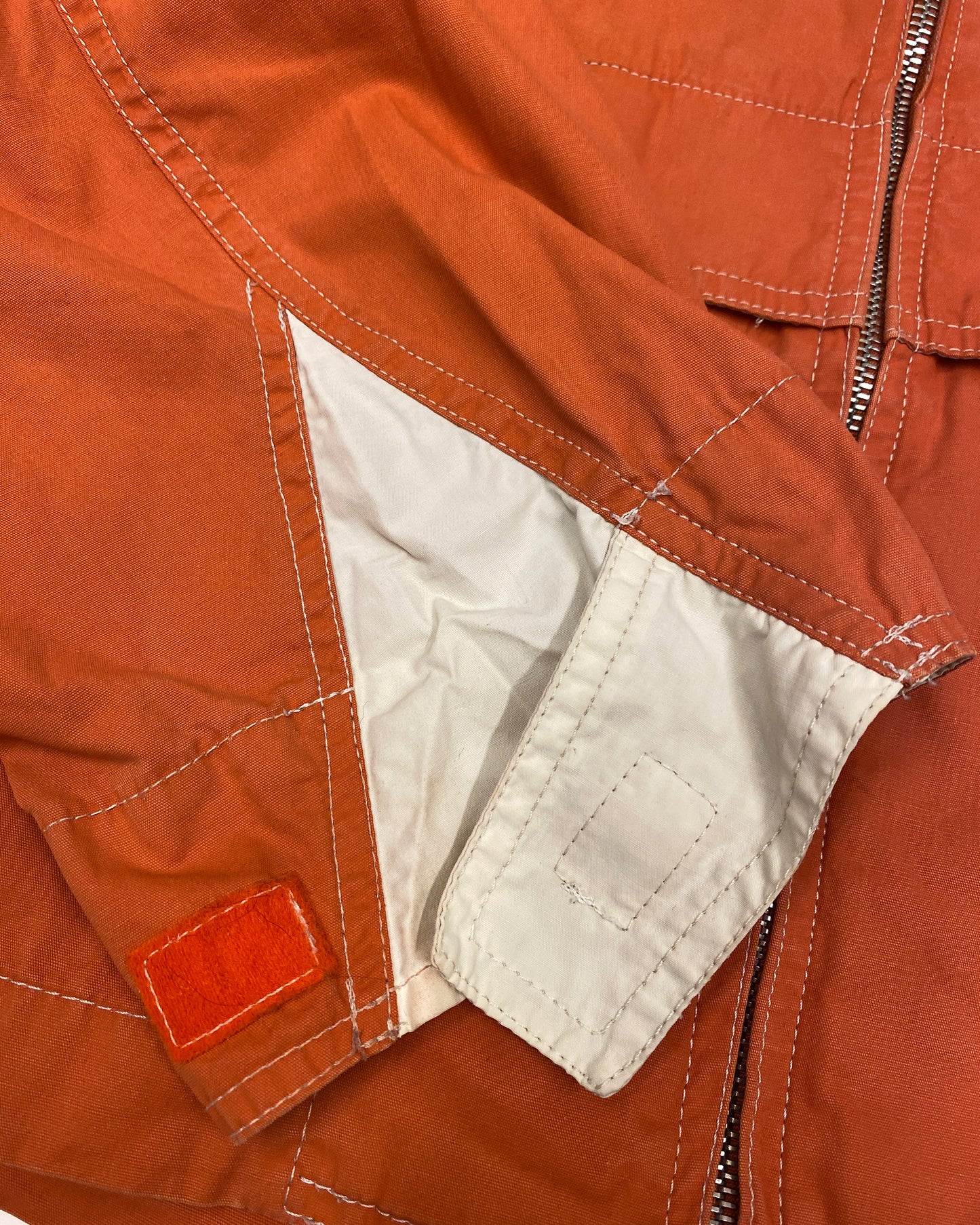 Chevignon 1990s Oversized Light Sport Jacket Orange