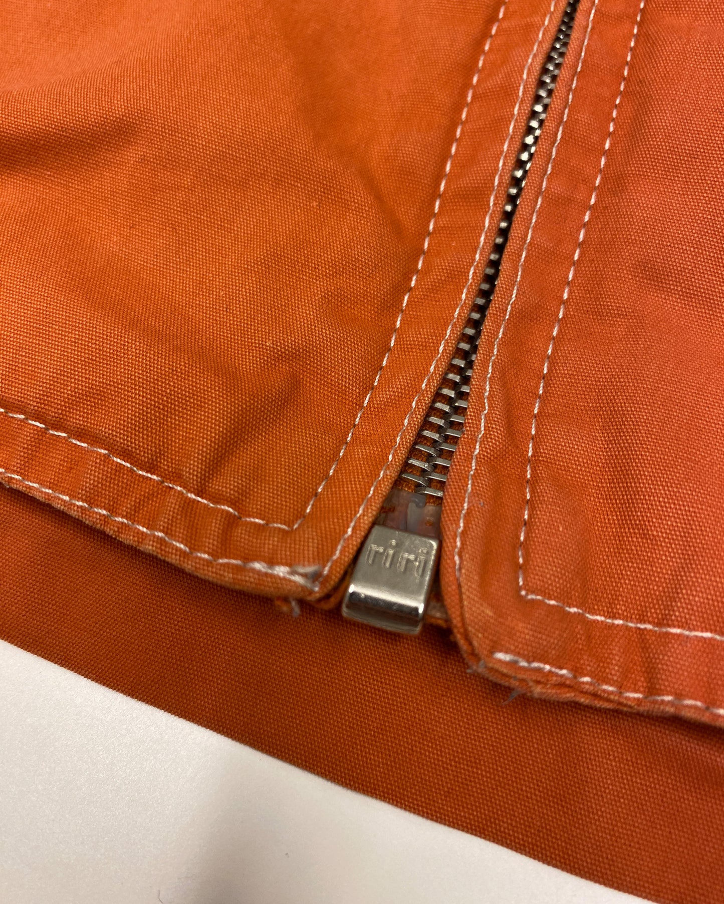 Chevignon 1990s Oversized Light Sport Jacket Orange