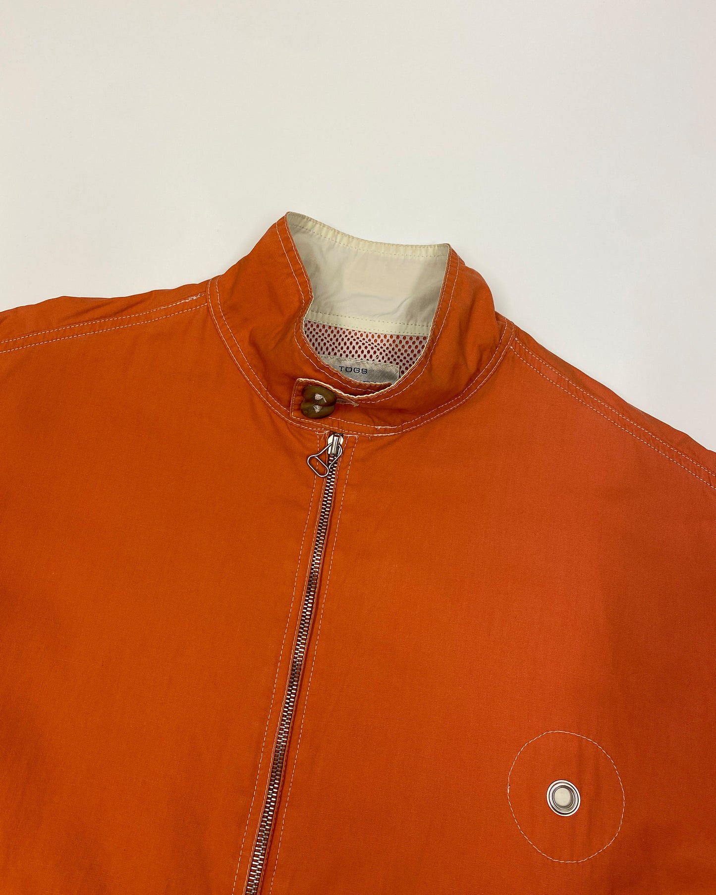 Chevignon 1990s Oversized Light Sport Jacket Orange