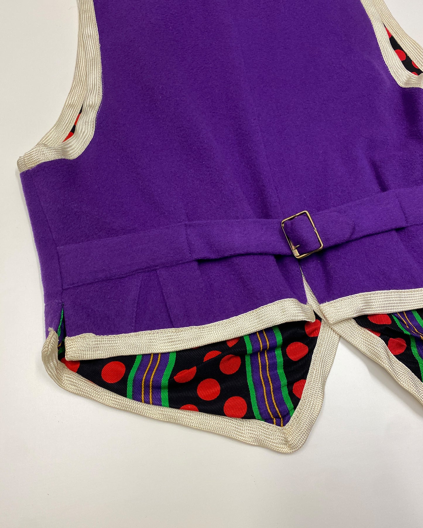 Closed by Girbaud 1980s Suit Vest Purple