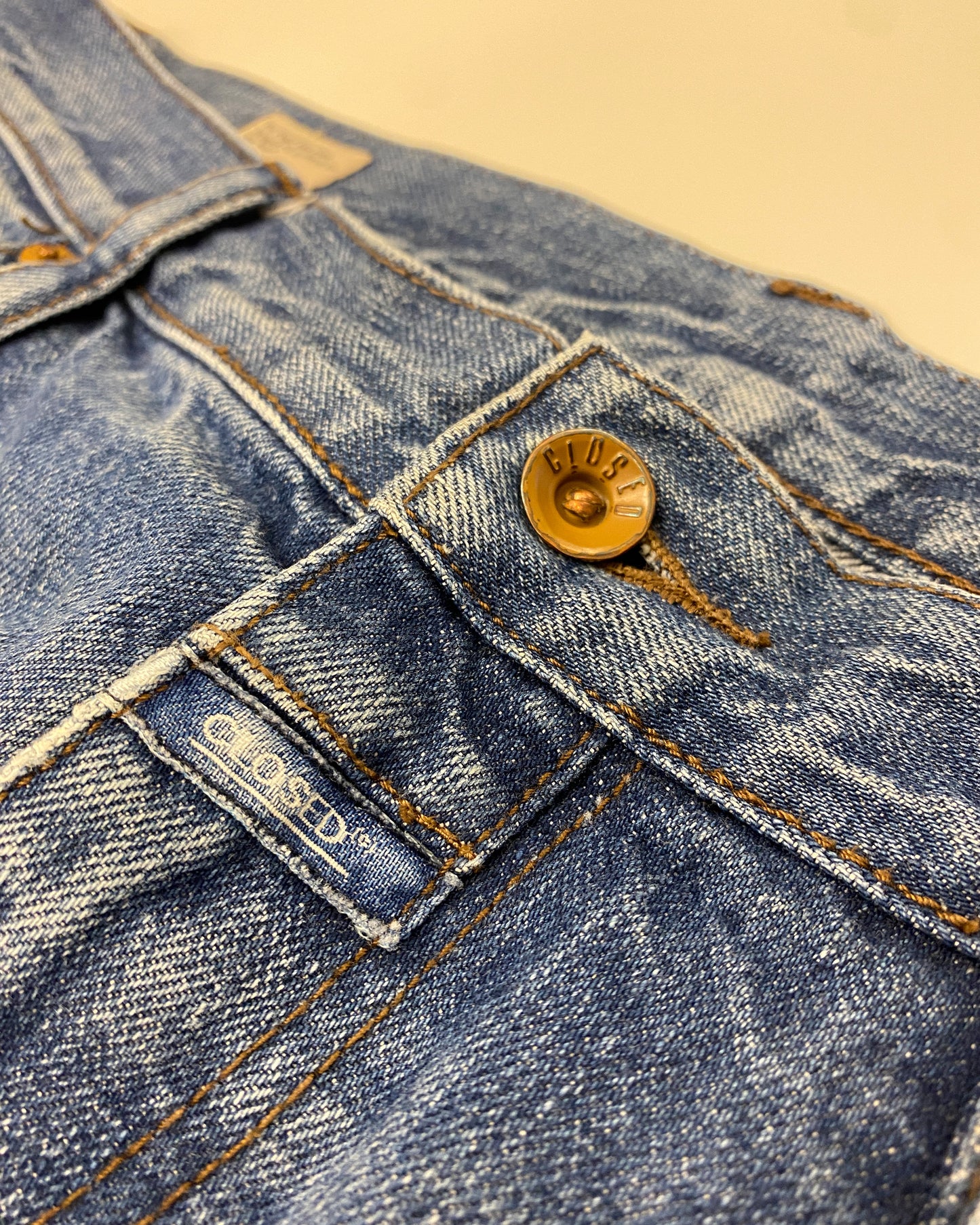 Closed 2010s Straight Leg Denim Blue