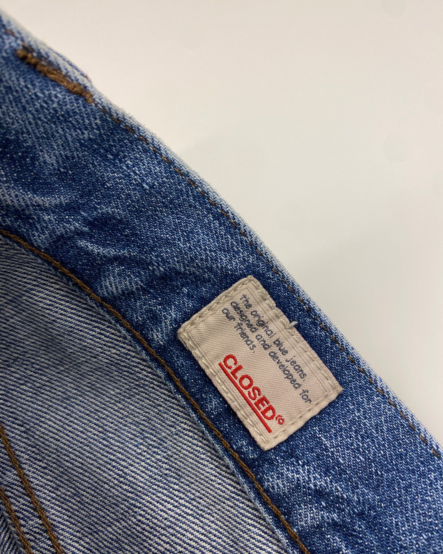 Closed 2010s Straight Leg Denim Blue