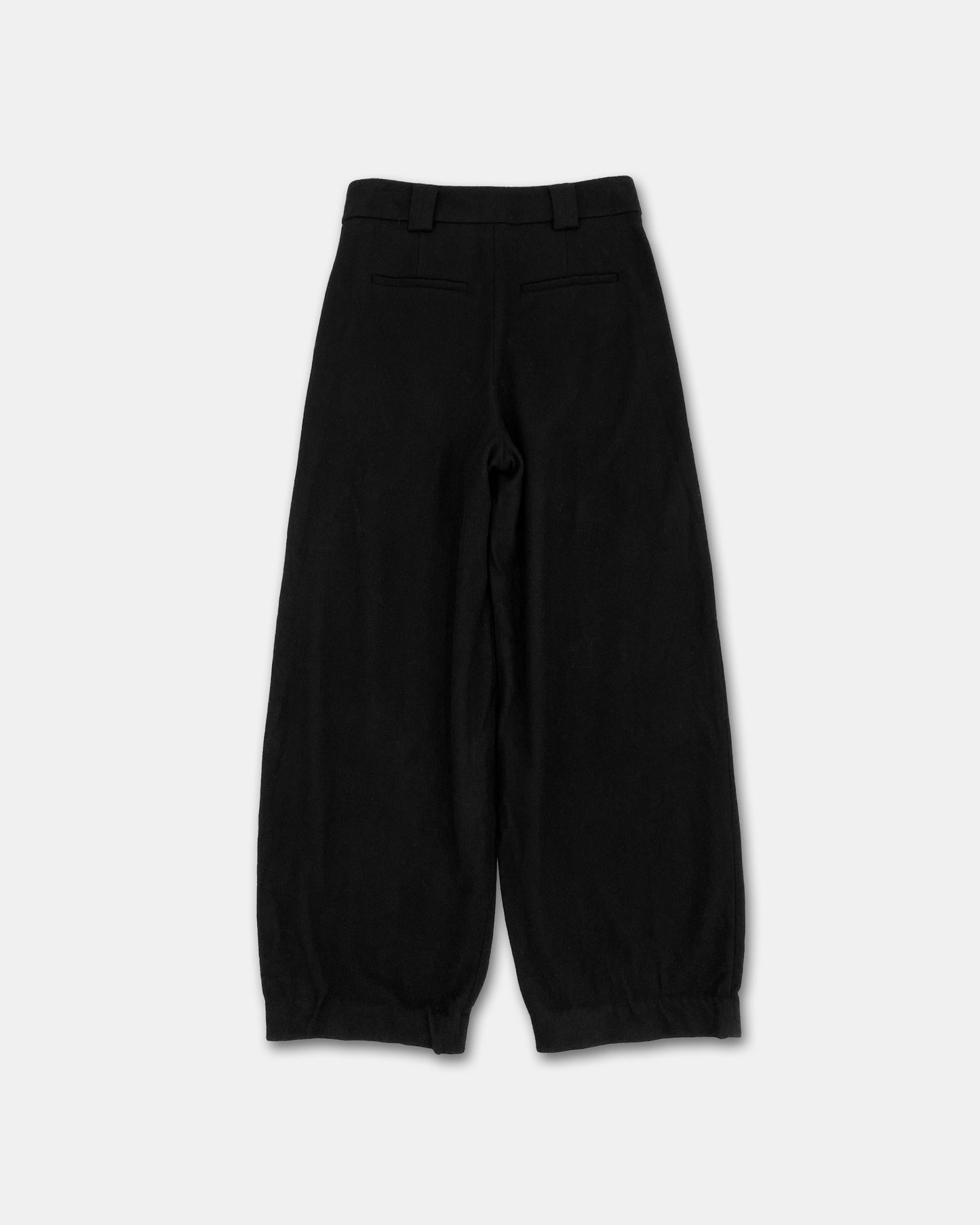 Closed 2020s Wool Wide Pants Black