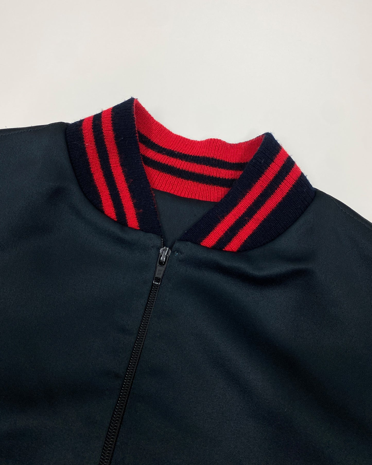 Vintage Coca Cola 1990s Embroidered Logo Satin Bomber Jacket Black